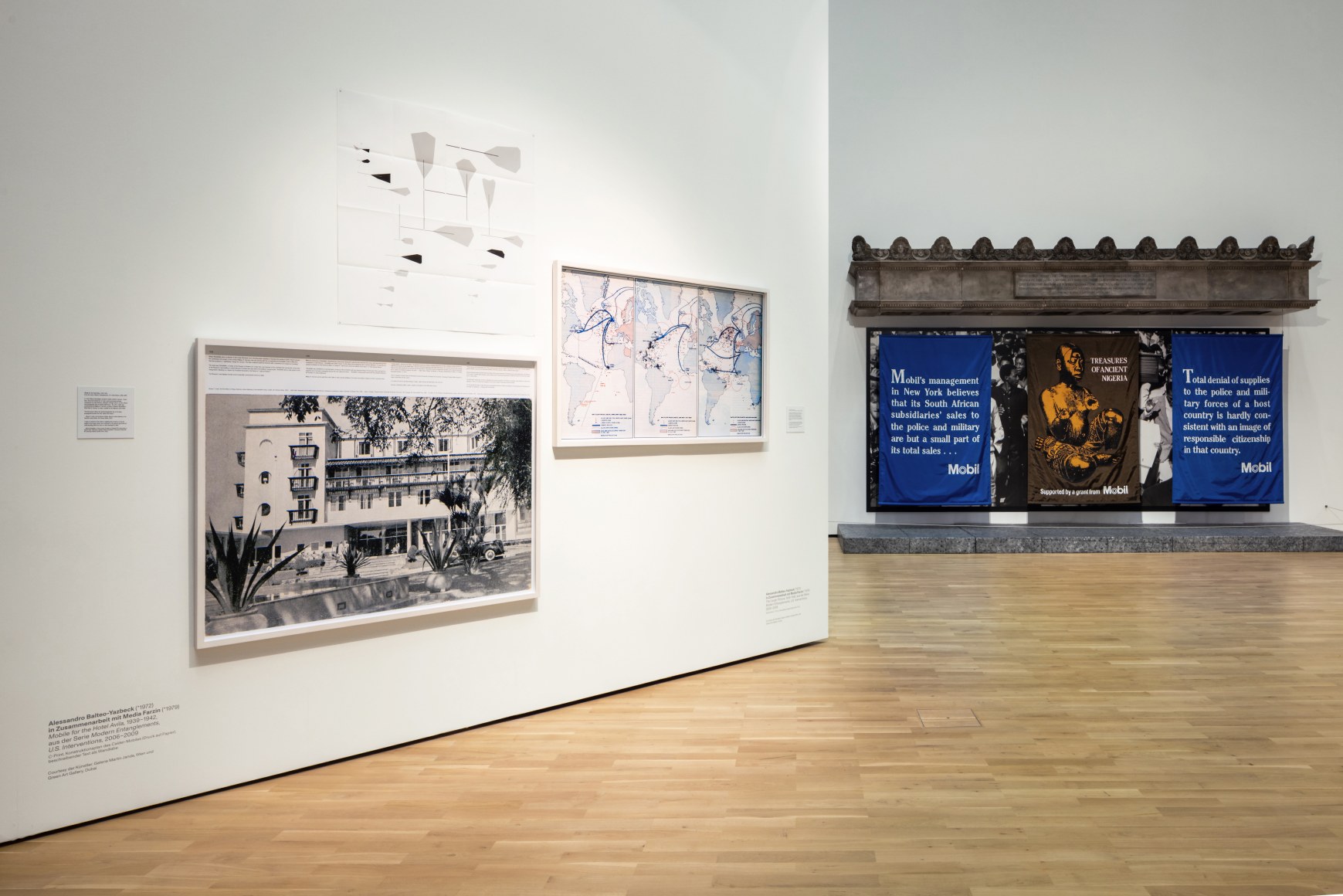 Alessandro Balteo-Yazbeck in collaboration with Media Farzin, Mobile for the Hotel Avila and The Larger Picture, 1939 - 1942