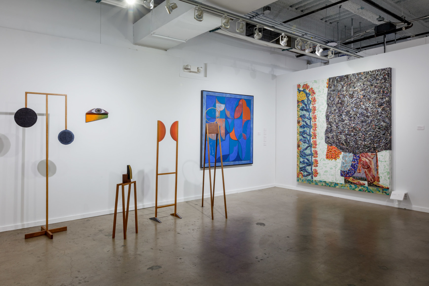 Installation view of Green Art Gallery at Dallas Art Fair 2022