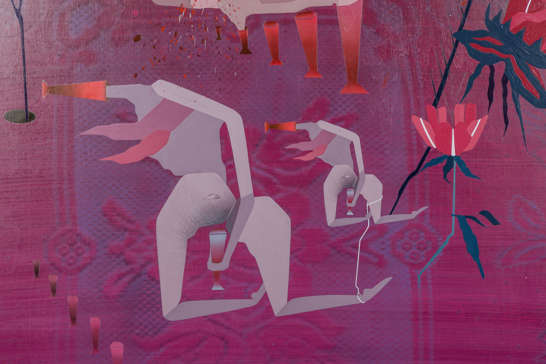 Maryam Hoseini, Livingroom (detail), 2022