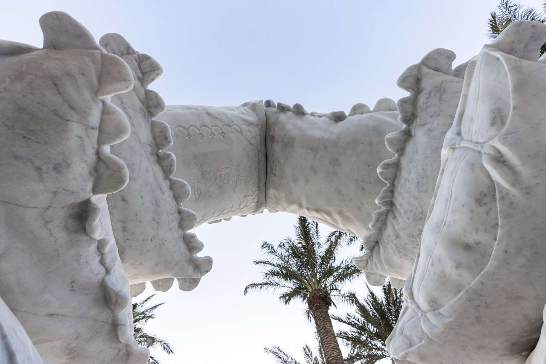 Afra Al Dhaheri,&nbsp;Pillow Fort Playground (نلعب بيت؟) (detail), 2021