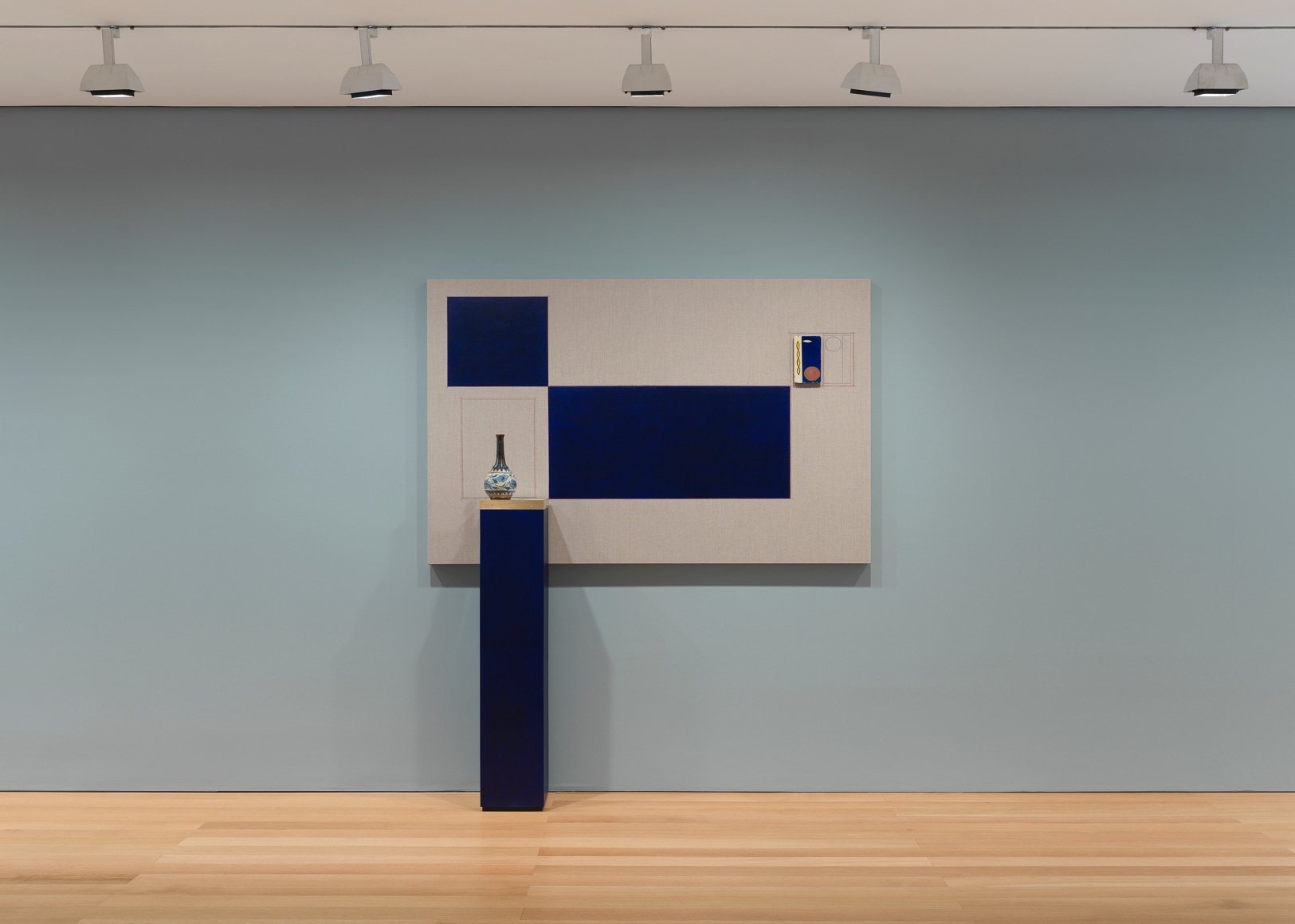  Kamrooz Aram, Blue Backdrop for Minor Arts, 2018