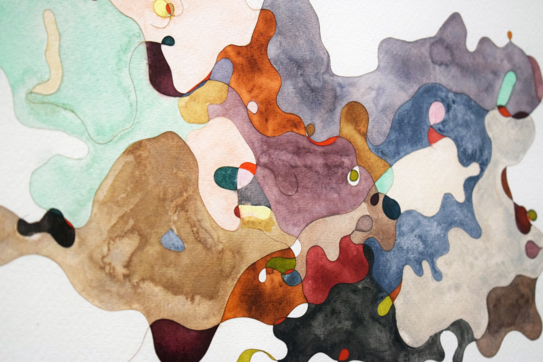 Afra Al Dhaheri, St. Ives Hair Drawing 4&nbsp;(detail), 2019