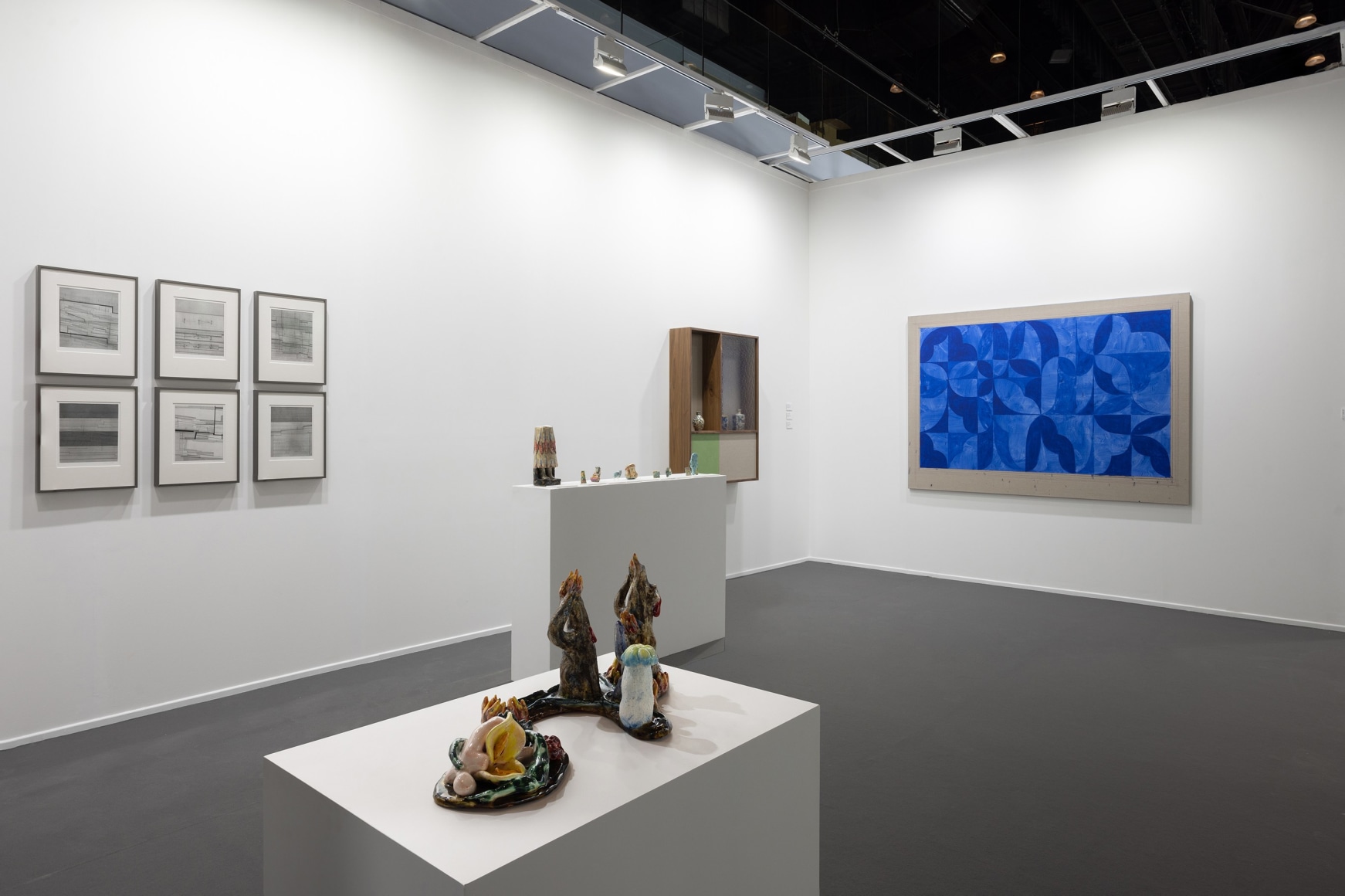 Installation view of Green Art Gallery at Art Dubai 2023