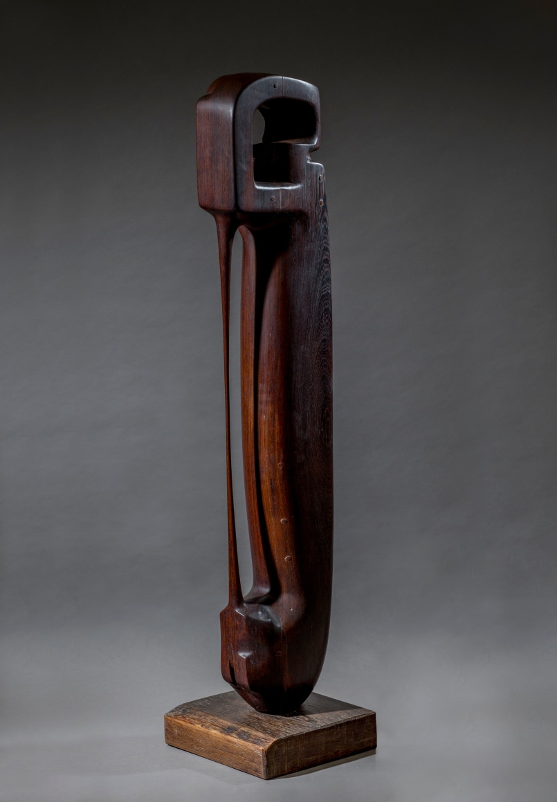 Chaouki Choukini, Claire de Lune, 1978, Wangu&eacute;/ Wenge, 30 x 20 x 150 cm