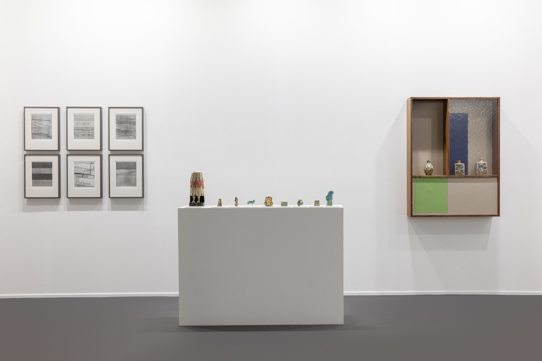 Installation view of Green Art Gallery at Art Dubai 2023