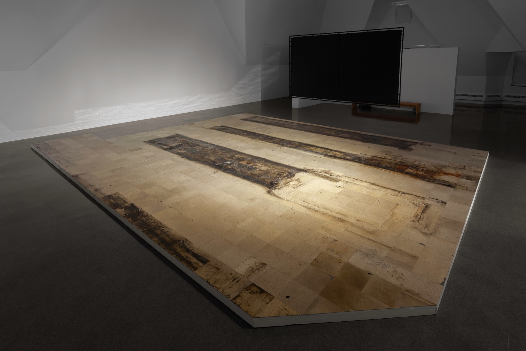 Shadi Habib Allah,&nbsp;Put to Rights, Installation view at at The Renaissance Society, Chicago, 2018