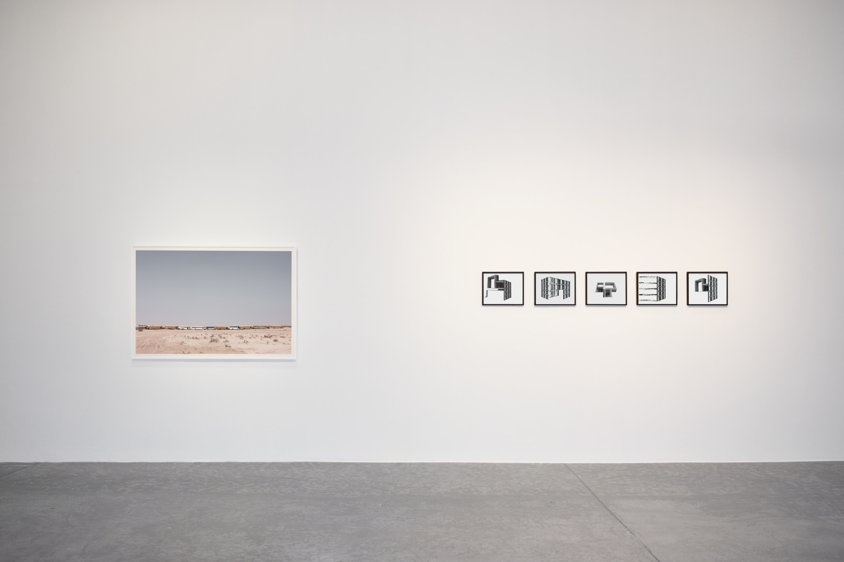 Installation view at Green Art Gallery, Dubai, 2021
