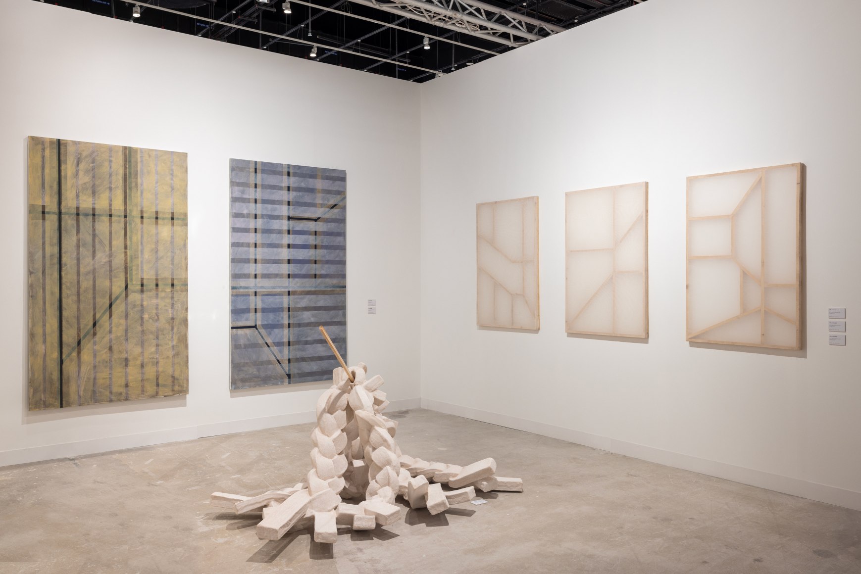 Installation view of Green Art Gallery at Abu Dhabi Art, Manarat Al Saadiyat, Abu Dhabi, 2022