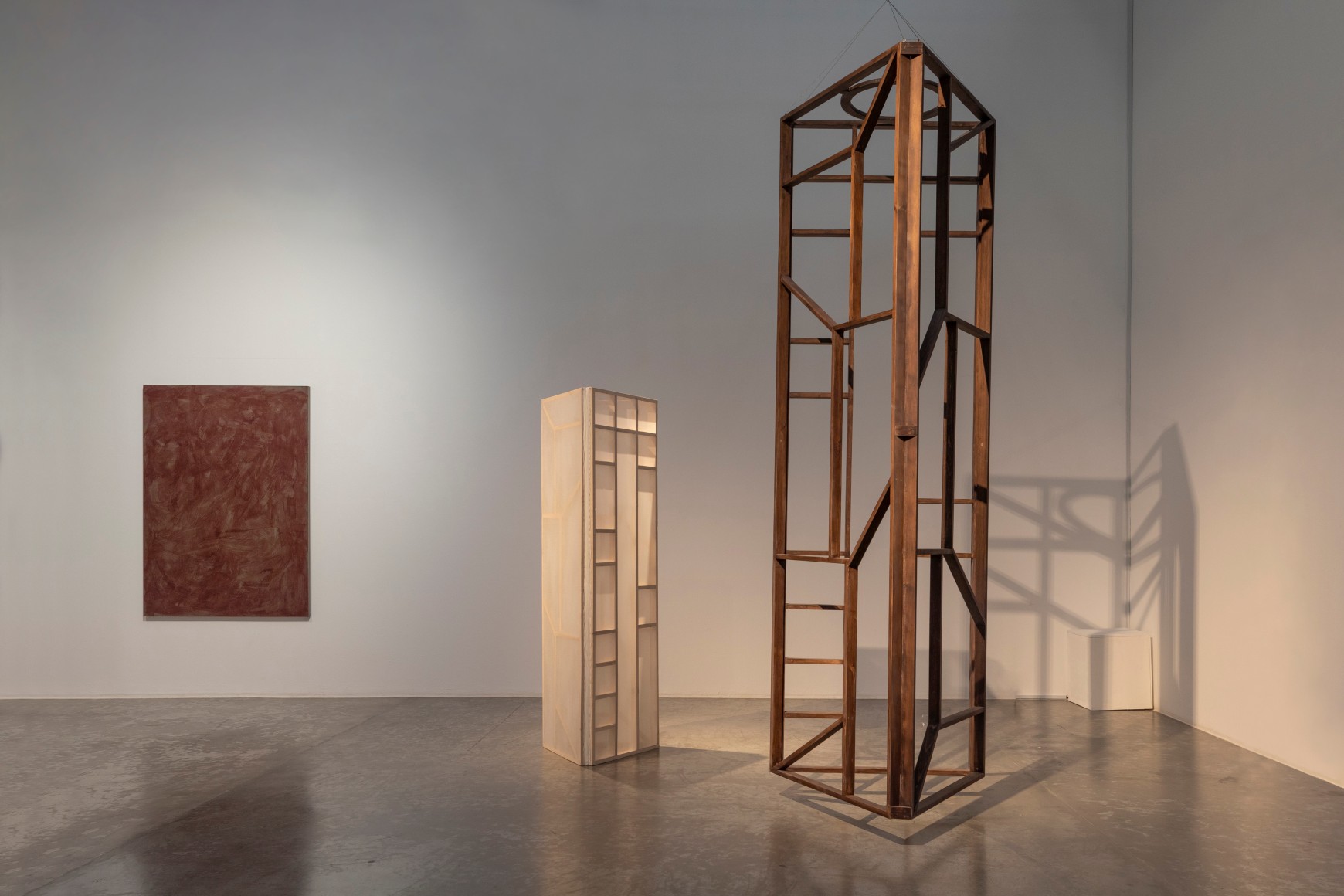 Give Your Weight To The Ground, Afra Al Dhaheri, Installation view at Green Art Gallery, Dubai, 2023