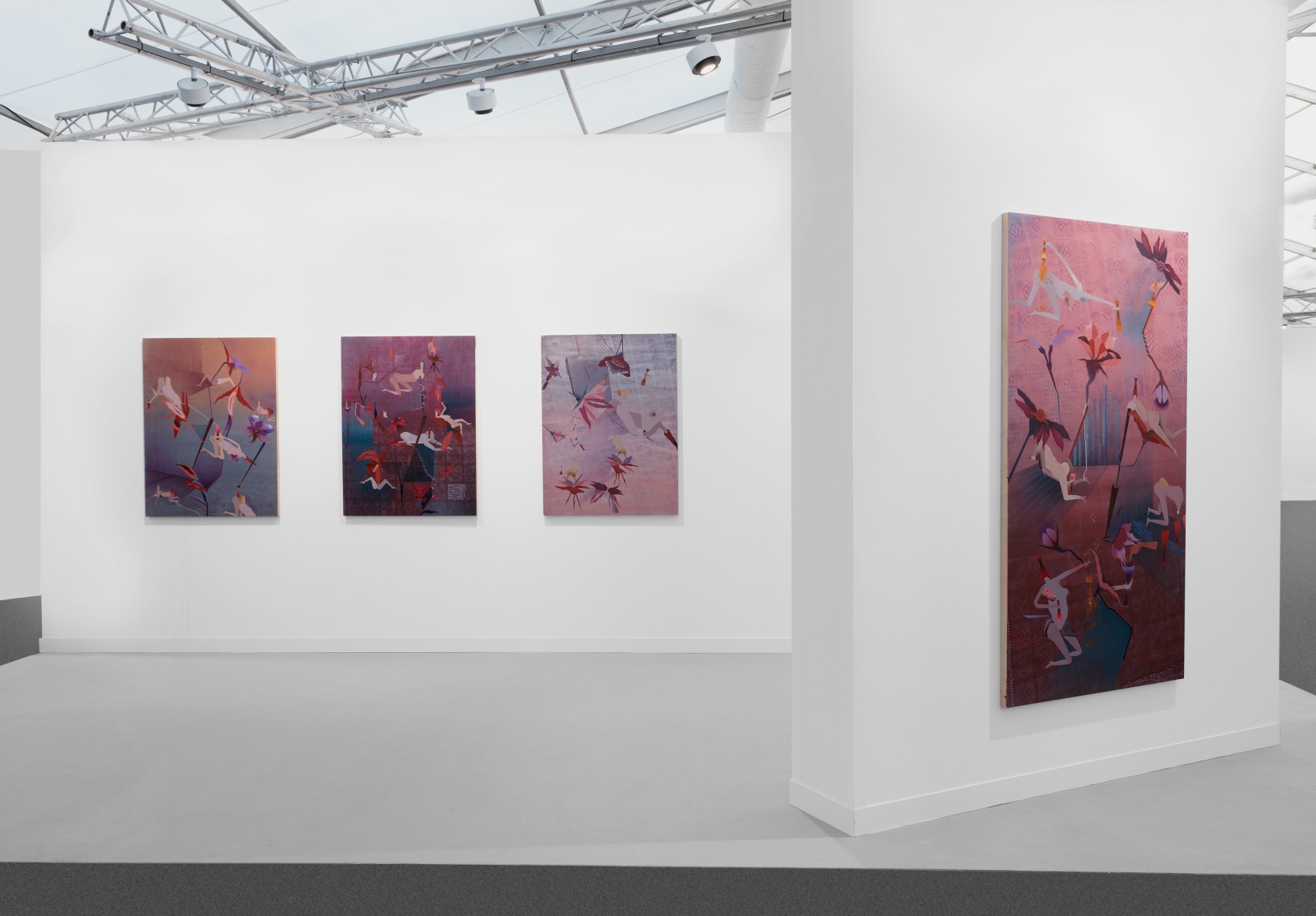 Installation view of Green Art Gallery, Dubai at Frieze London 2022