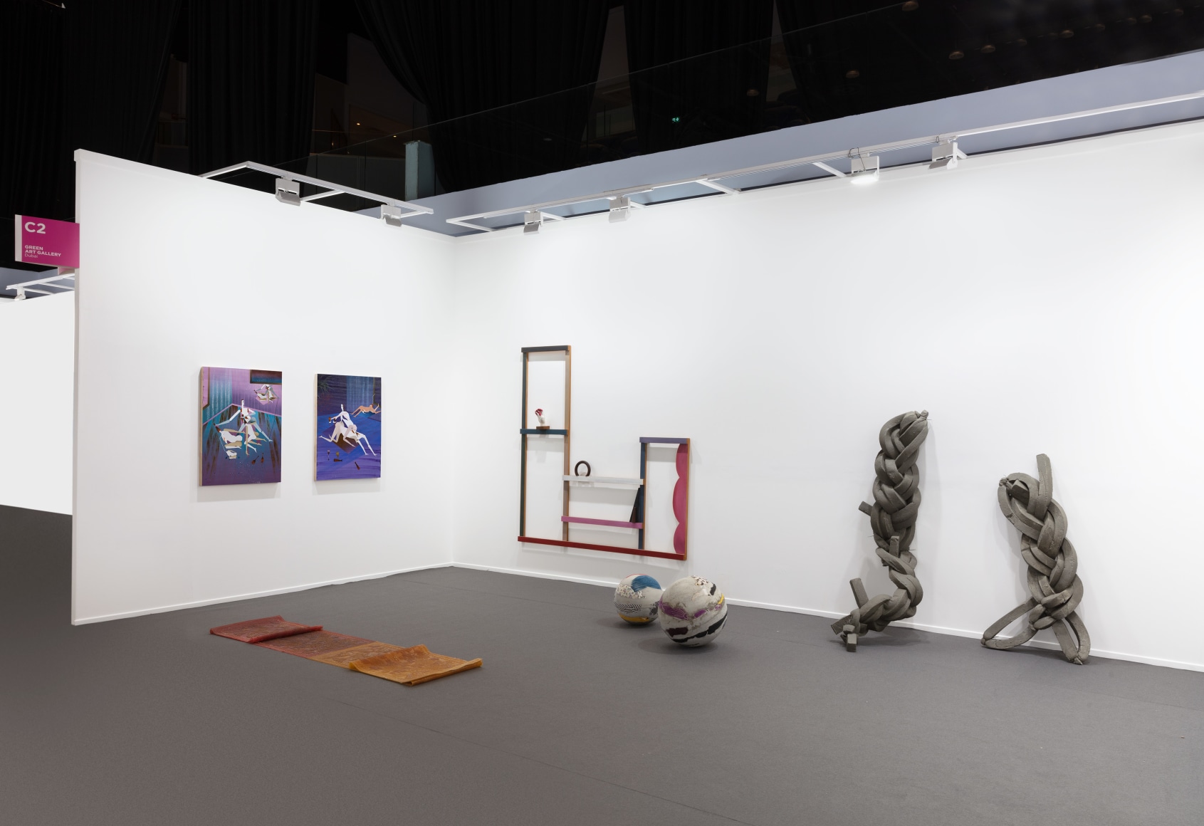 Installation view of Green Art Gallery, Dubai at Art Dubai 2022
