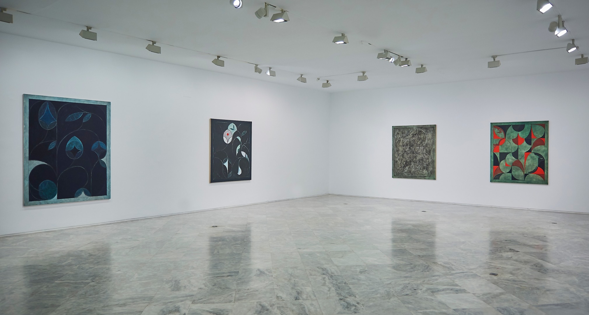 Kamrooz Aram, Installation view at&nbsp;Desorientalismos, Centro Andaluz de Arte Contempor&aacute;neo, Seville, Spain, 2020