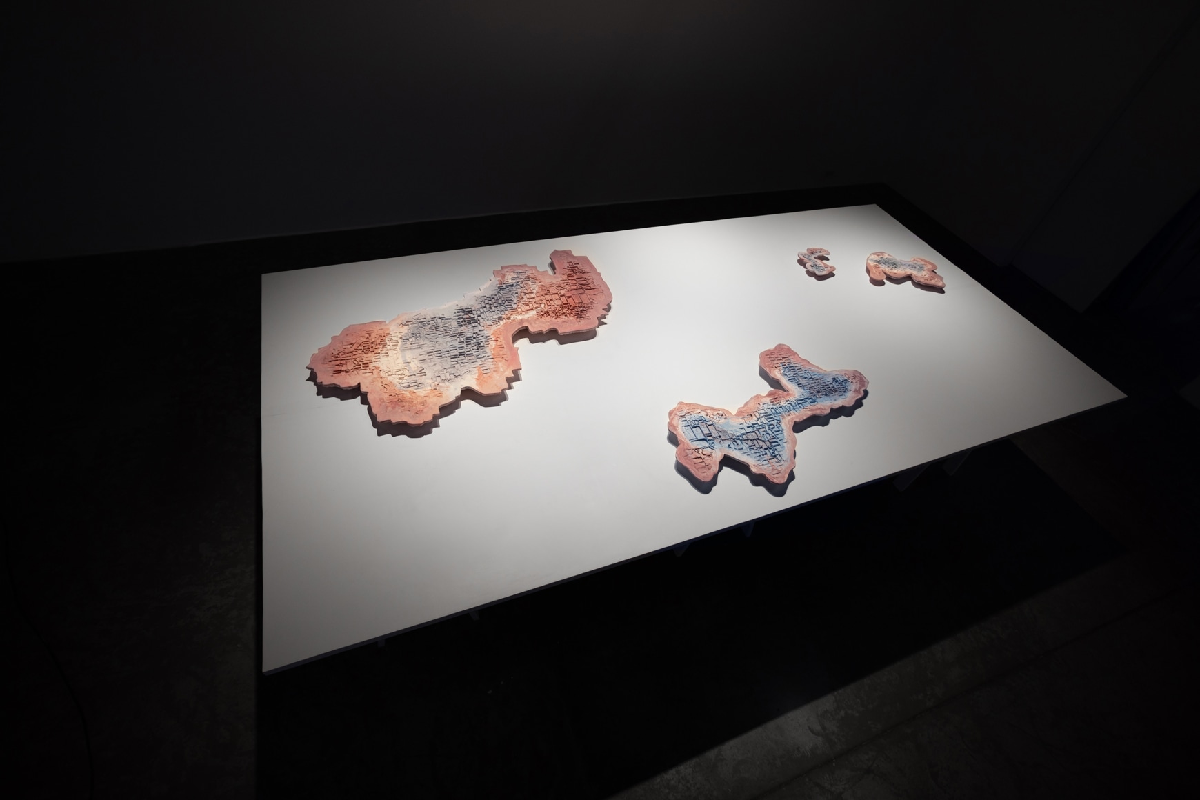 Lakes Drying, Tides Rising, Nazgol Ansarinia, Installation view at Green Art Gallery, Dubai, 2022