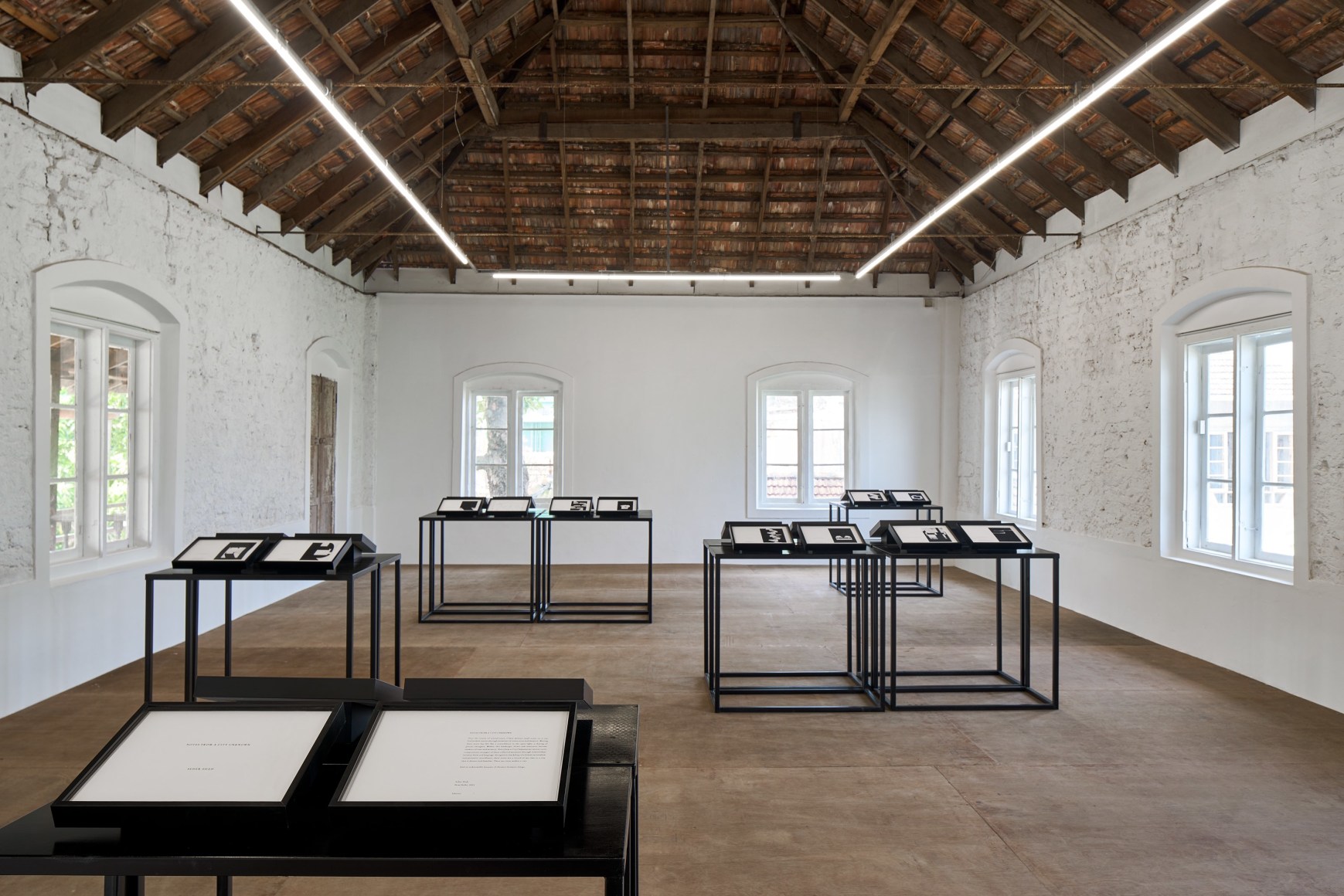 Seher Shah, Notes from a City Unknown, 2021, Installation view at Kochi-Muziris Biennale 2022