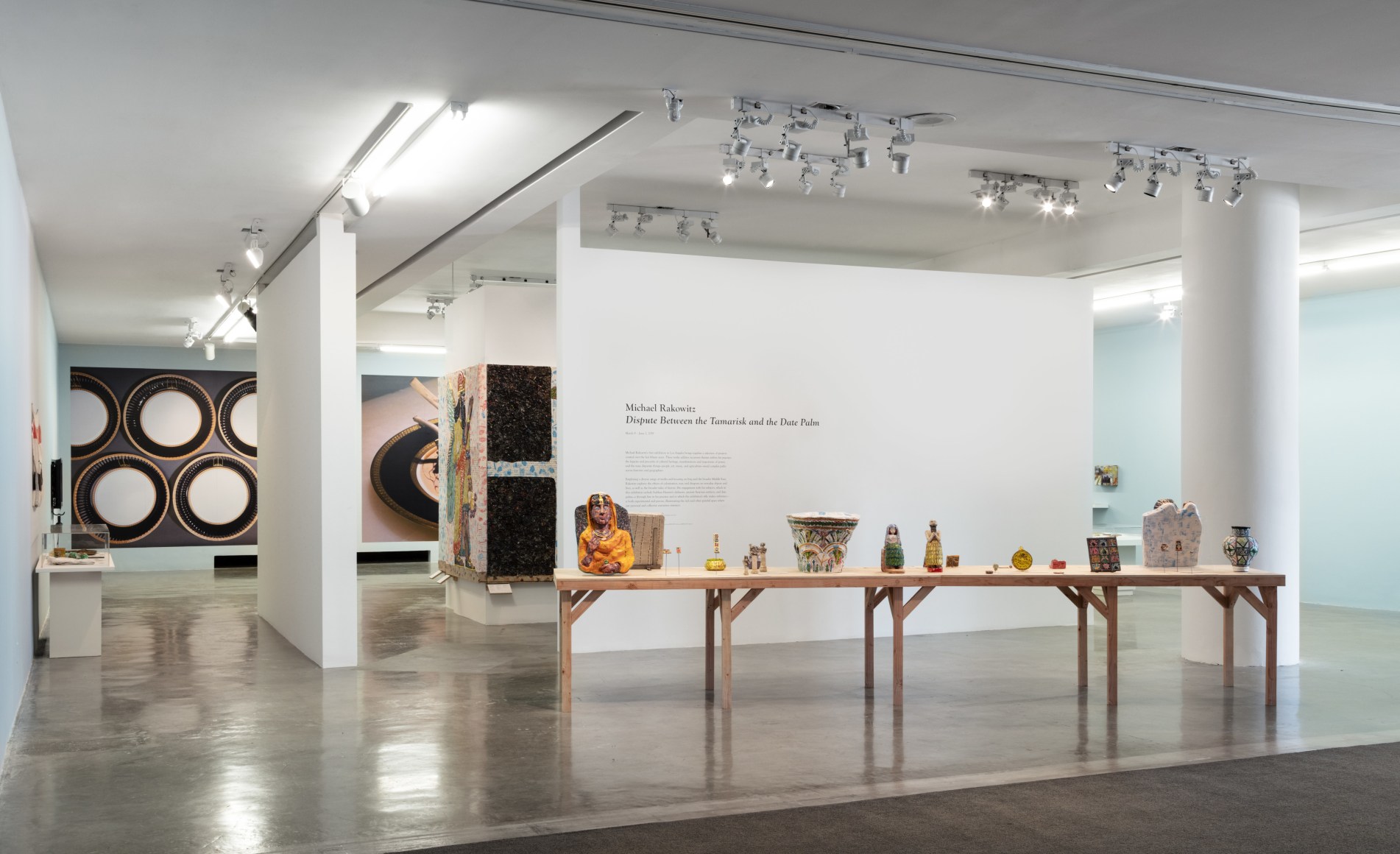 Dispute Between the Tamarisk and the Date Palm,&nbsp;Michael Rakowitz, Installation view at REDCAT, Los Angeles, 2019