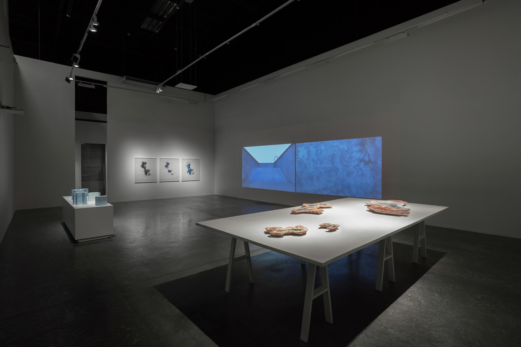 Lakes Drying, Tides Rising, Nazgol Ansarinia, Installation view at Green Art Gallery, Dubai, 2022