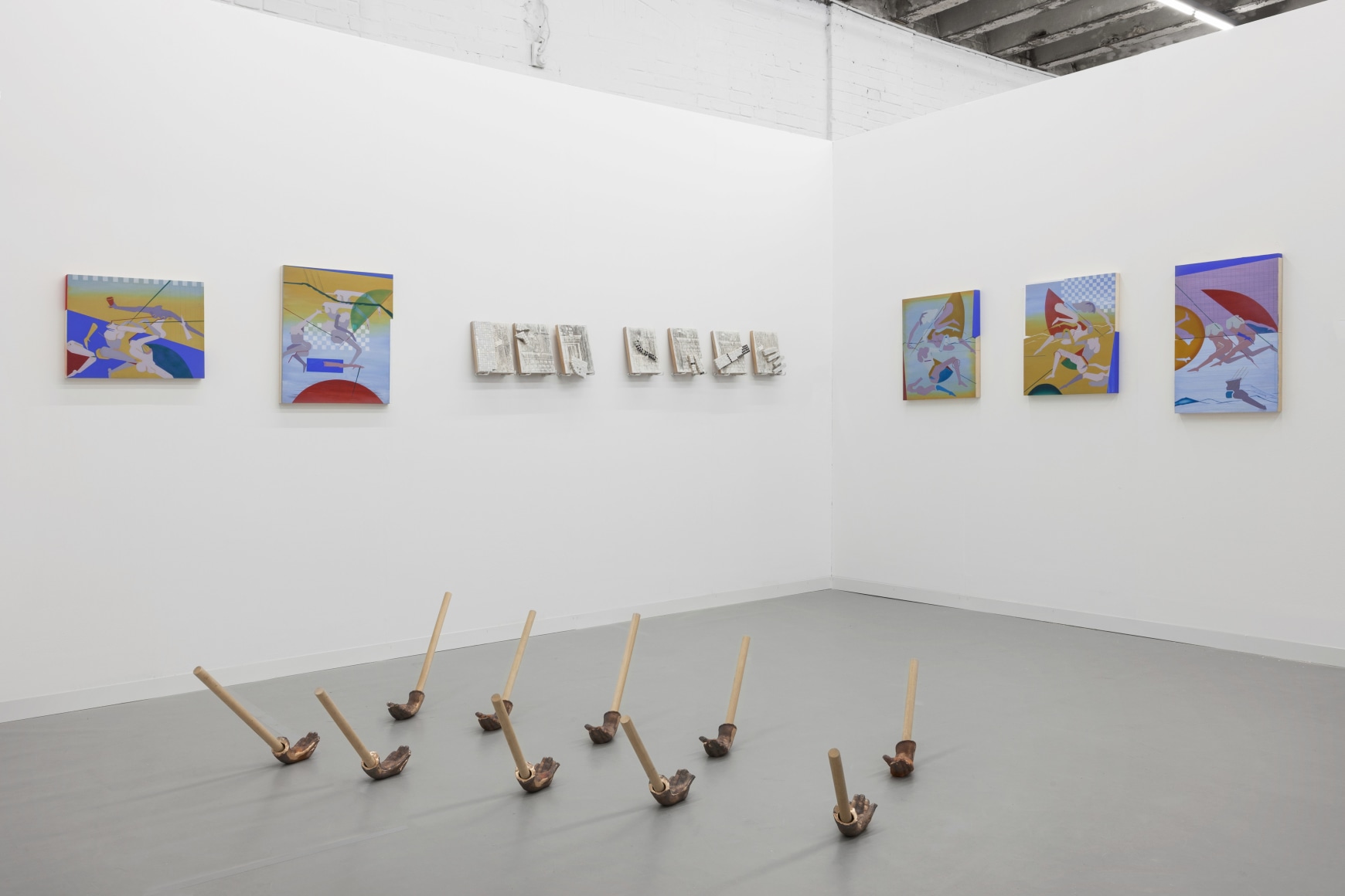 Installation view of Green Art Gallery, Dubai at LISTE, 2018