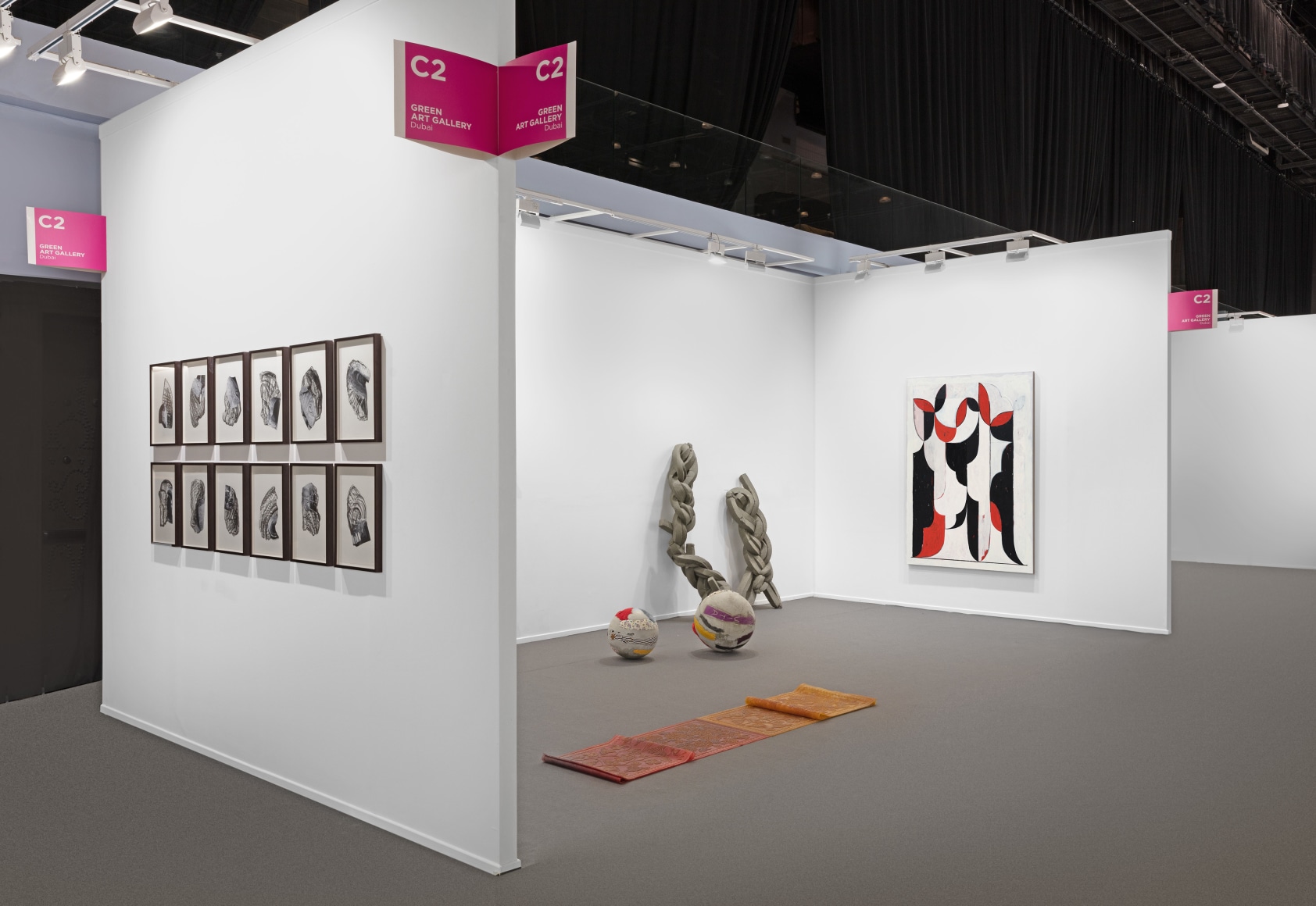 Installation view of Green Art Gallery, Dubai at Art Dubai 2022