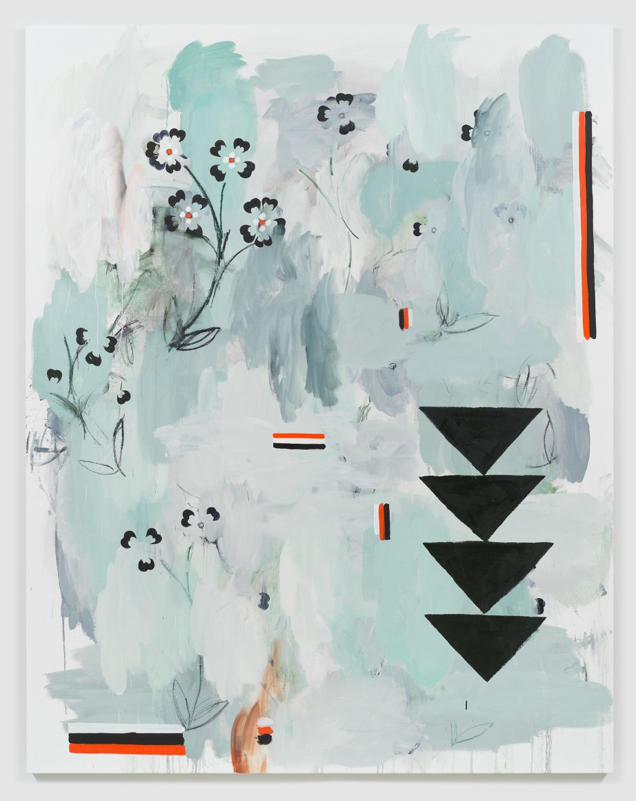 Kamrooz Aram, Counterparade, 2018, Oil and oil crayon on linen,&nbsp;213.25 x 167.75&nbsp;cm