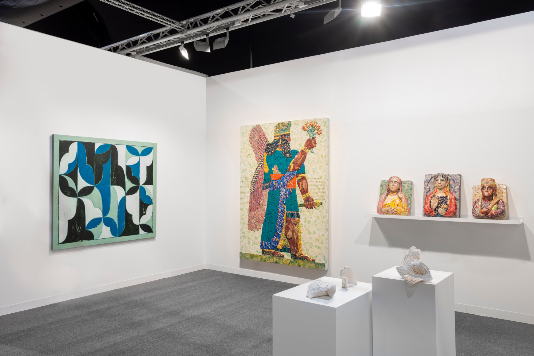 Installation view of Green Art Gallery at Abu Dhabi Art 2023