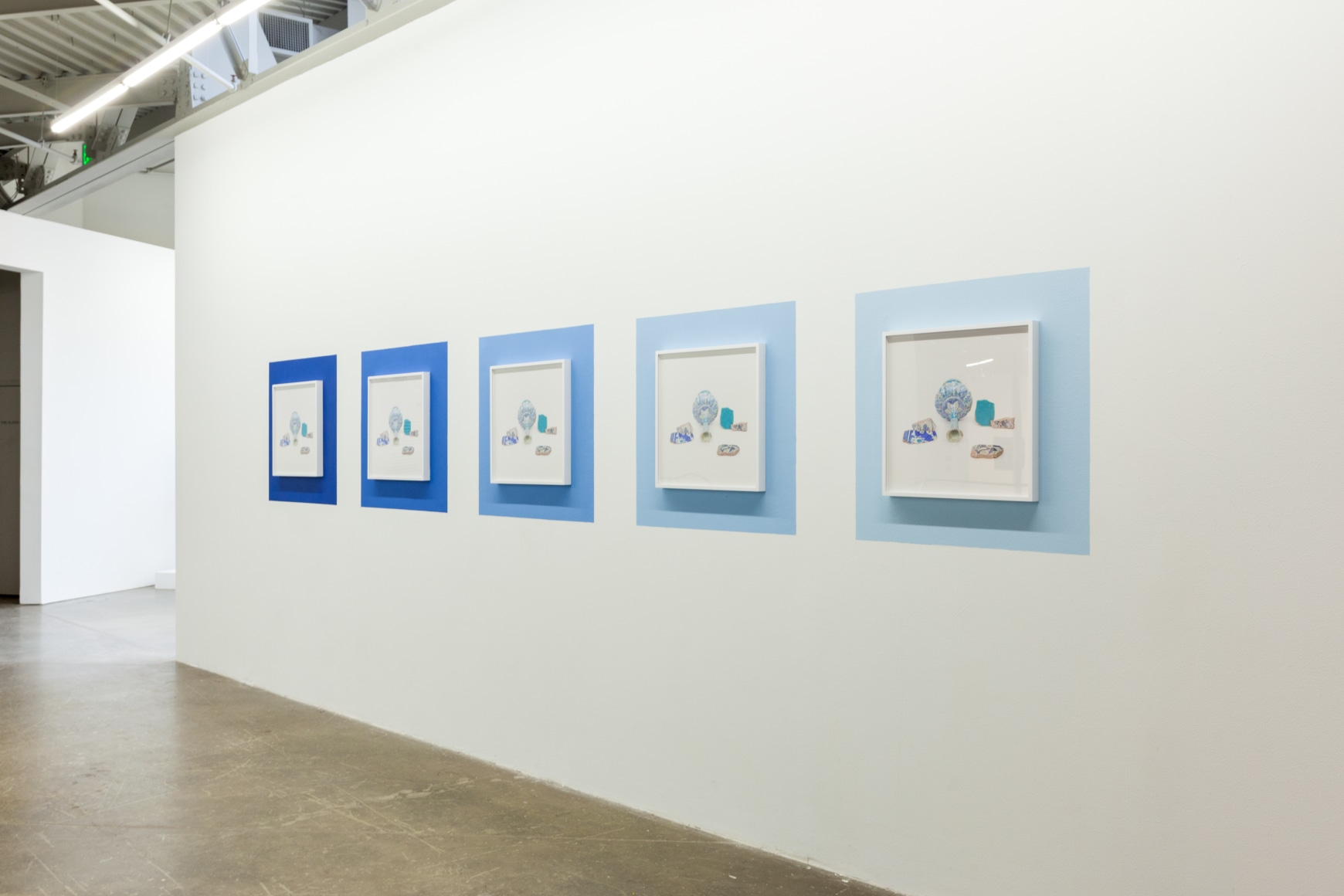 Ancient Blue Ornament, Kamrooz Aram, Installation view at Atlanta Contemporary, Atlanta, Georgia, 2018