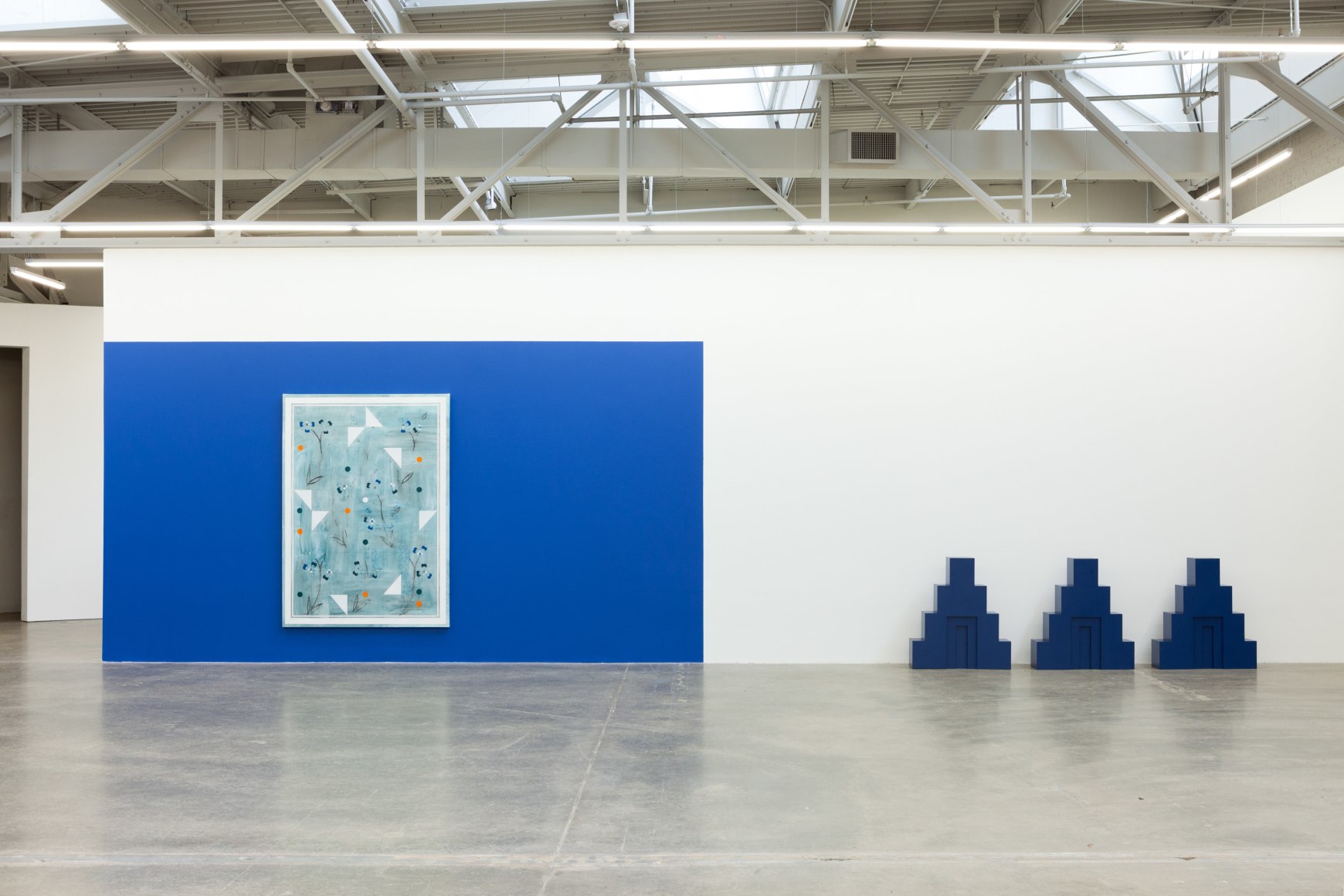 Ancient Blue Ornament,&nbsp;Kamrooz Aram, Installation view at Atlanta Contemporary, Atlanta, Georgia, 2018