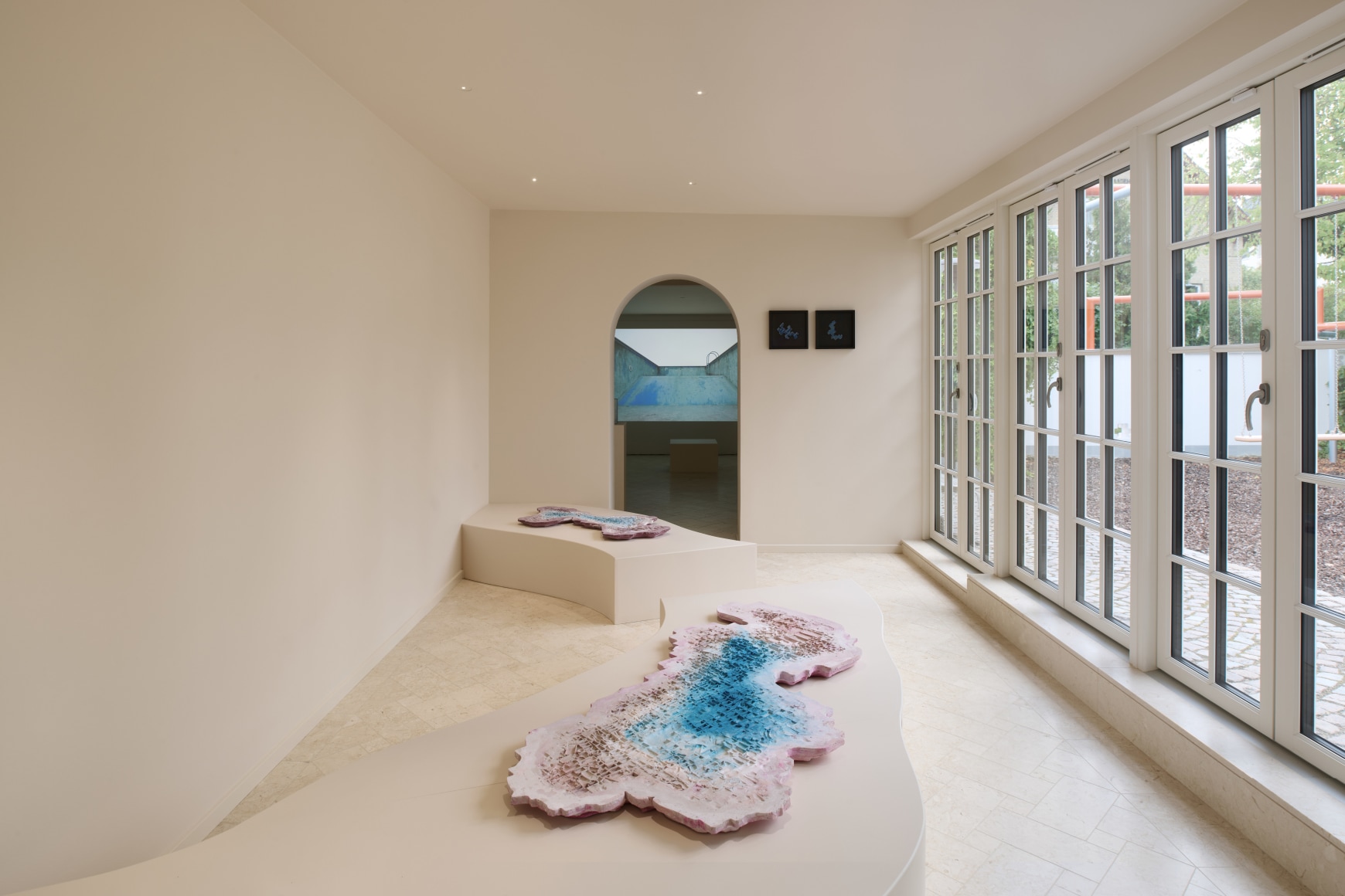 Nazgol Ansarinia,&nbsp;Dissolving Substances, Installation view at MILAAP, Hellerup, Denmark