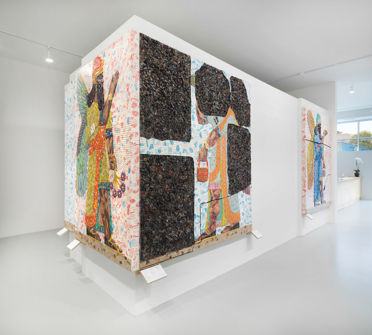 Dispute Between the Tamarisk and the Date Palm,&nbsp;Michael Rakowitz, Installation view at REDCAT, Los Angeles, 2019