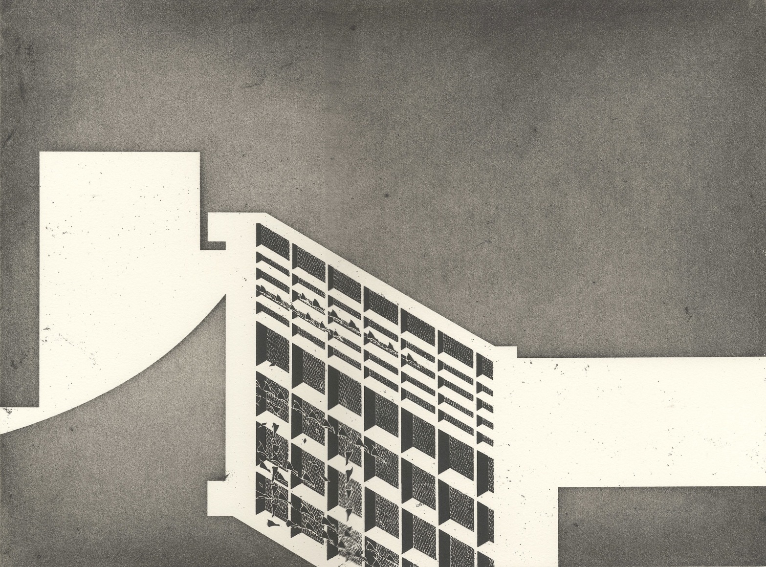 Seher Shah, Unit Object (curved gate), 2014