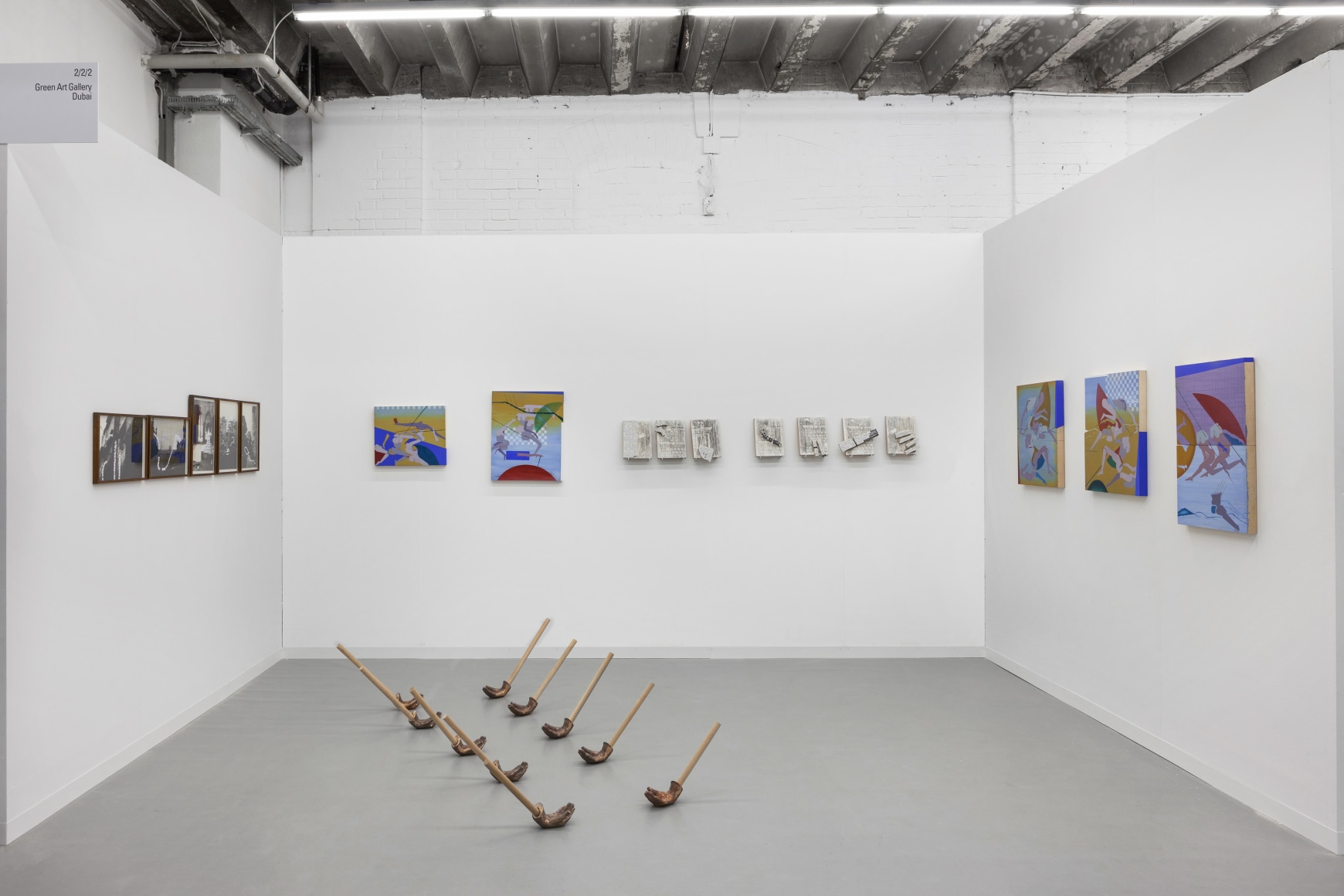 Installation view of Green Art Gallery, Dubai at LISTE,&nbsp;2018