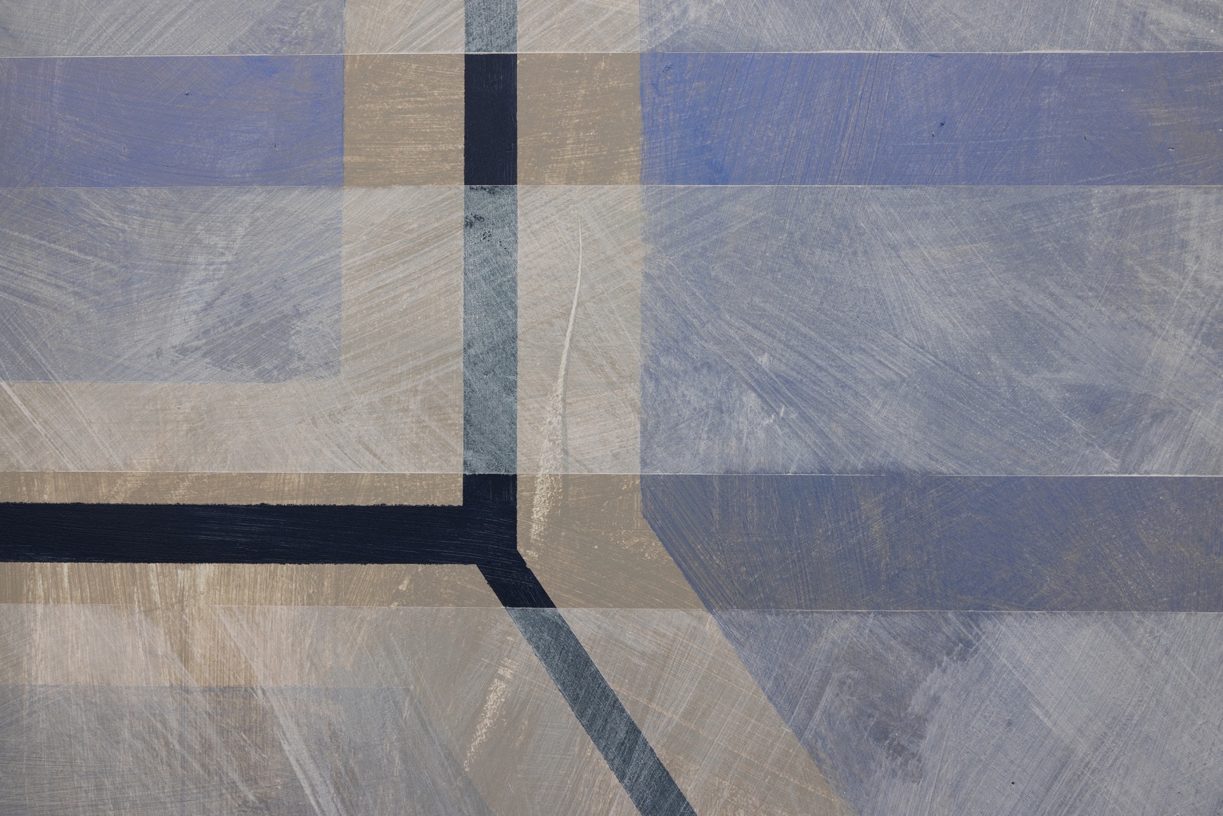 Afra Al Dhaheri, I met a line and we made paintings no. 2 (detail), 2022