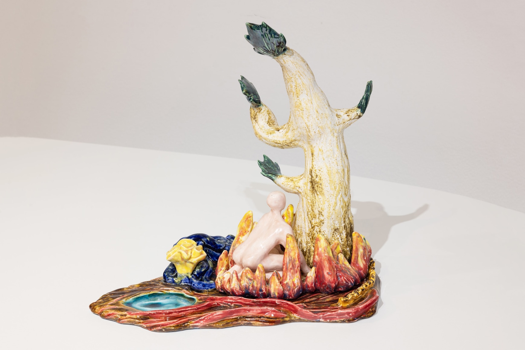 Dorsa Asadi, Sinnerman, you oughta be prayin&#039;, 2022, Ceramics, Composed of 3 pieces