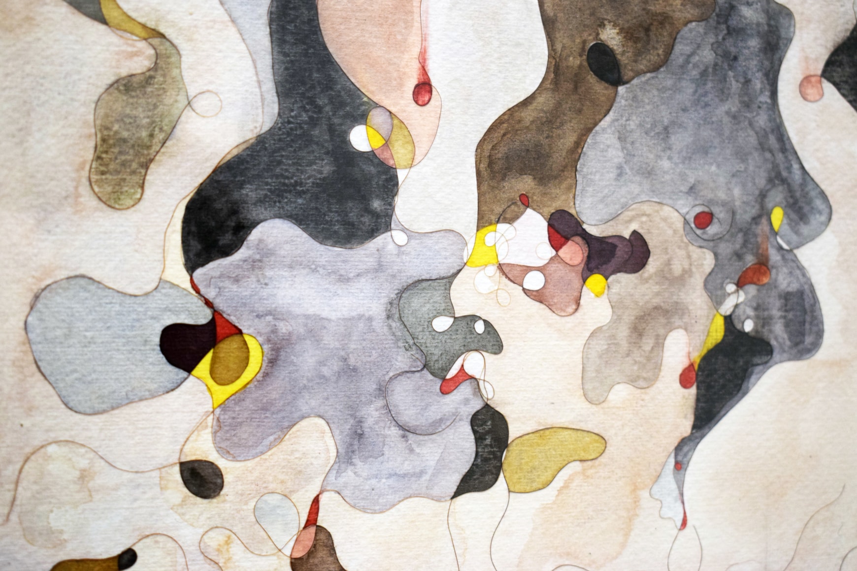 Afra Al Dhaheri, Hair Drawing 7&nbsp;(detail), 2019