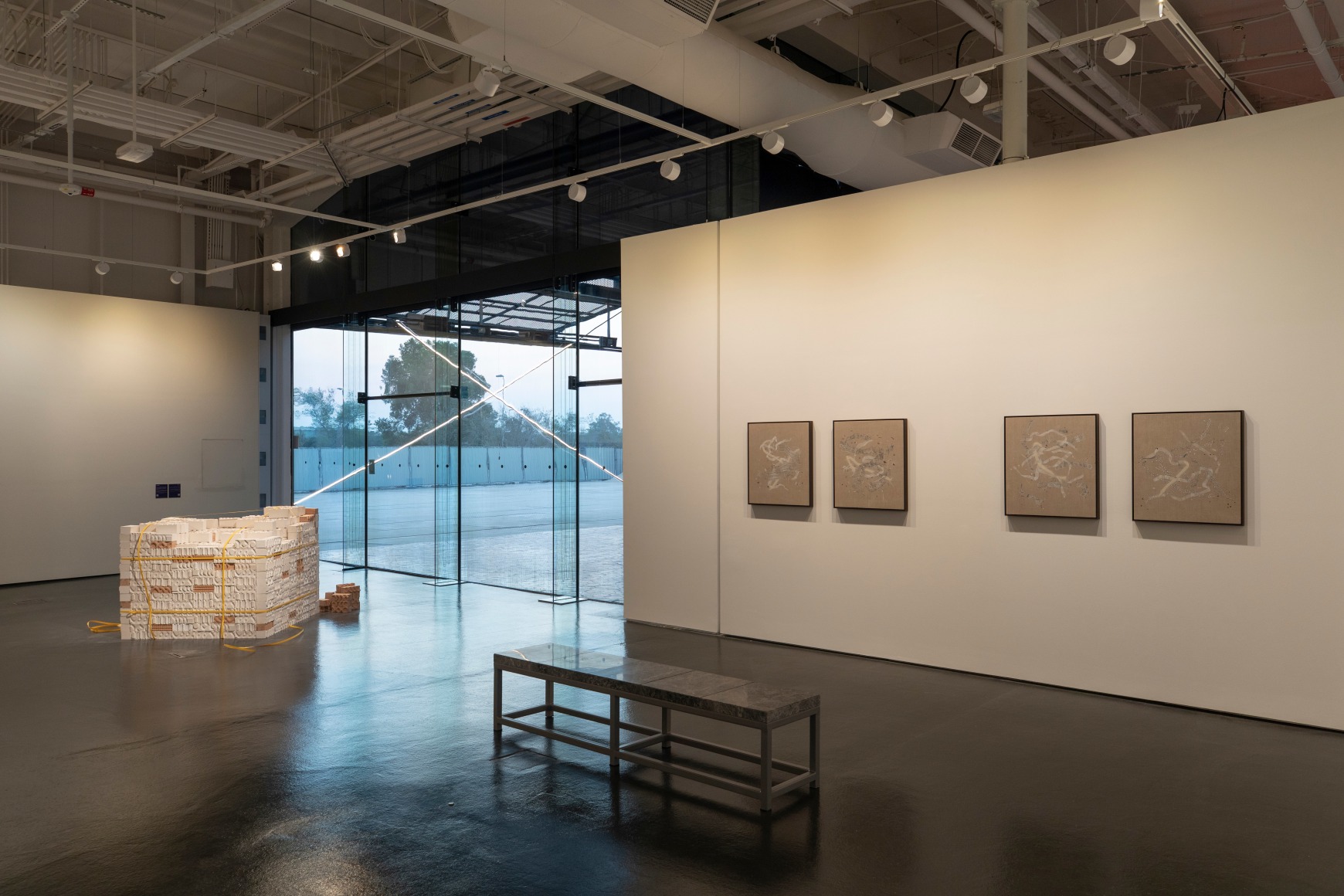 Solid Void, Asma Belhamar, Installation view at 421, Abu Dhabi, UAE, 2023