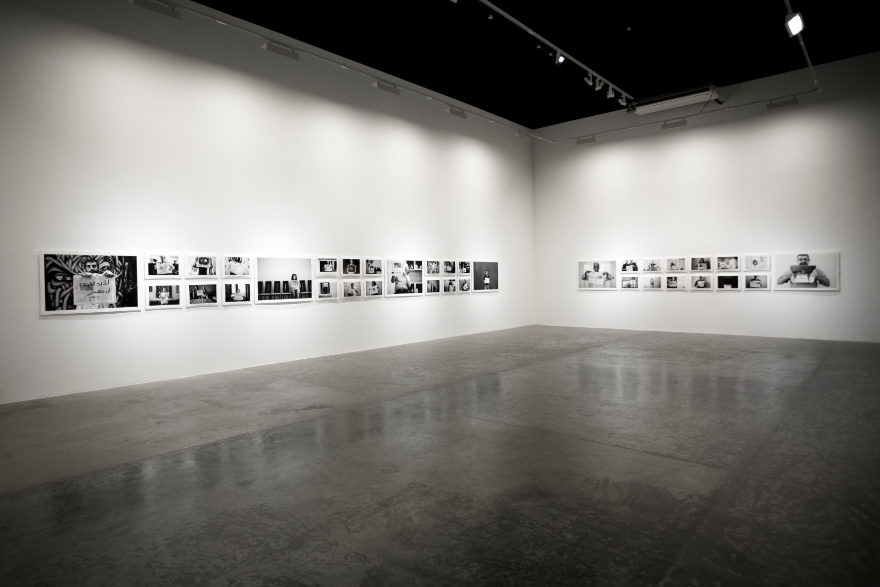 The Resurrection,&nbsp;Jaber Al Azmeh,&nbsp;Installation view at Green Art Gallery, 2014