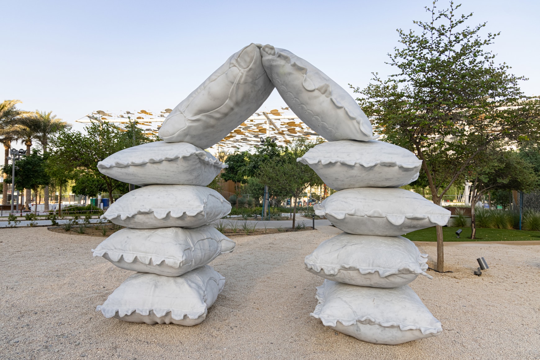 Afra Al Dhaheri,&nbsp;Pillow Fort Playground&nbsp;(نلعب بيت؟) (detail), 2021