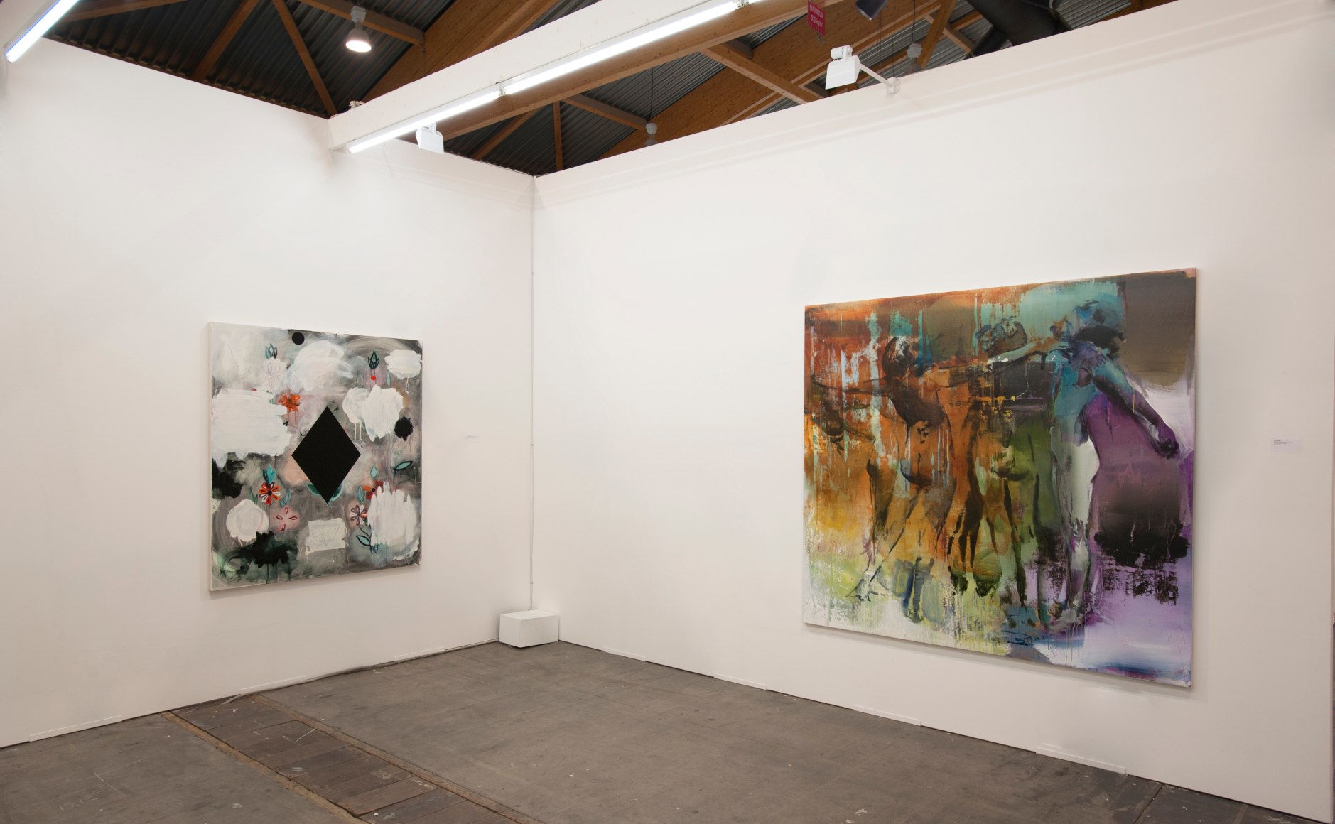 Installation view of Green Art Gallery, Dubai at Art Brussels, 2014