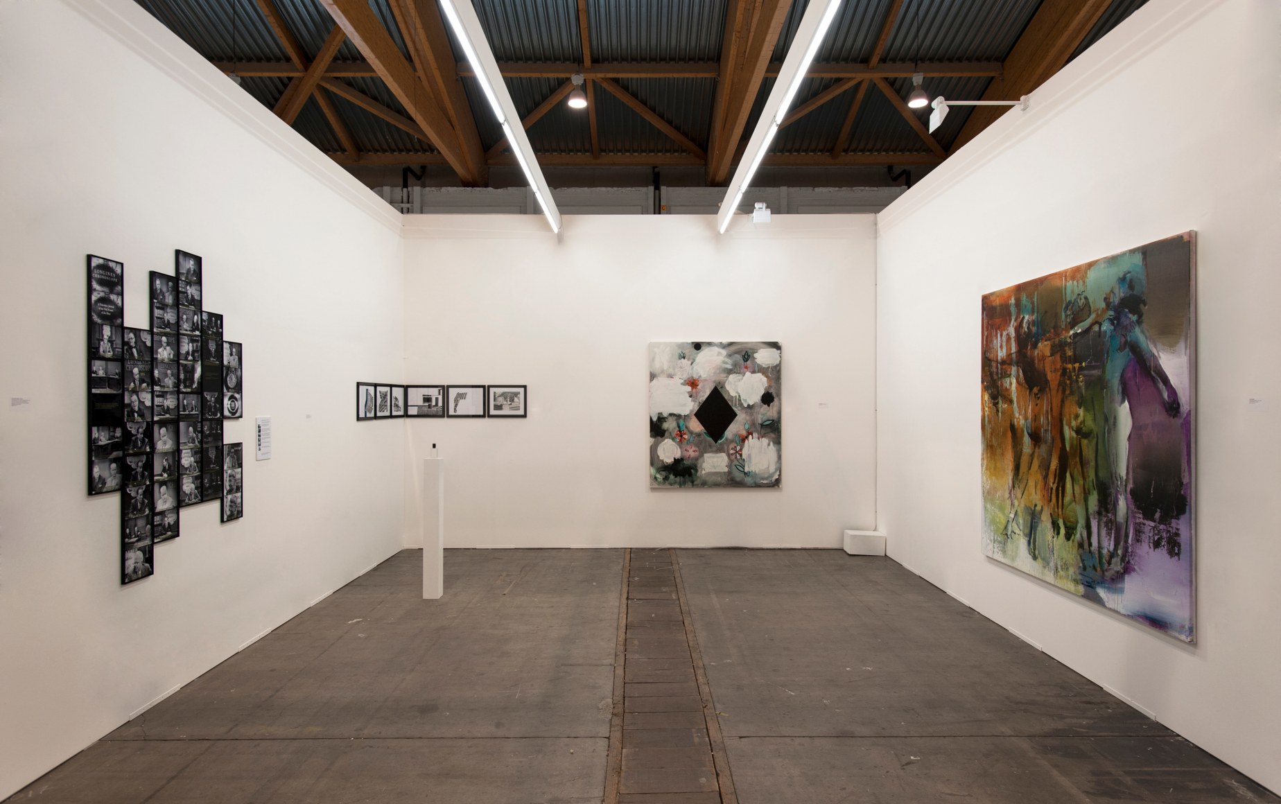 Installation view of Green Art Gallery, Dubai at Art Brussels, 2014