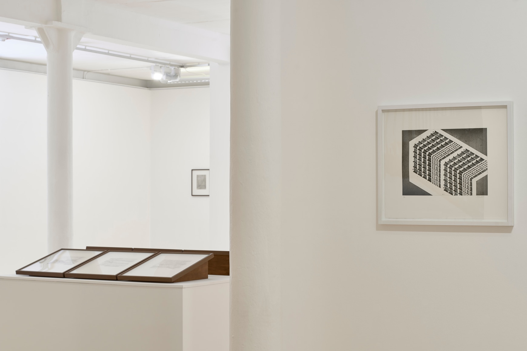 The Weight of Air and Memory, Seher Shah, Installation view at&nbsp;Glasgow Print Studio, Glasgow, Scotland, 2023