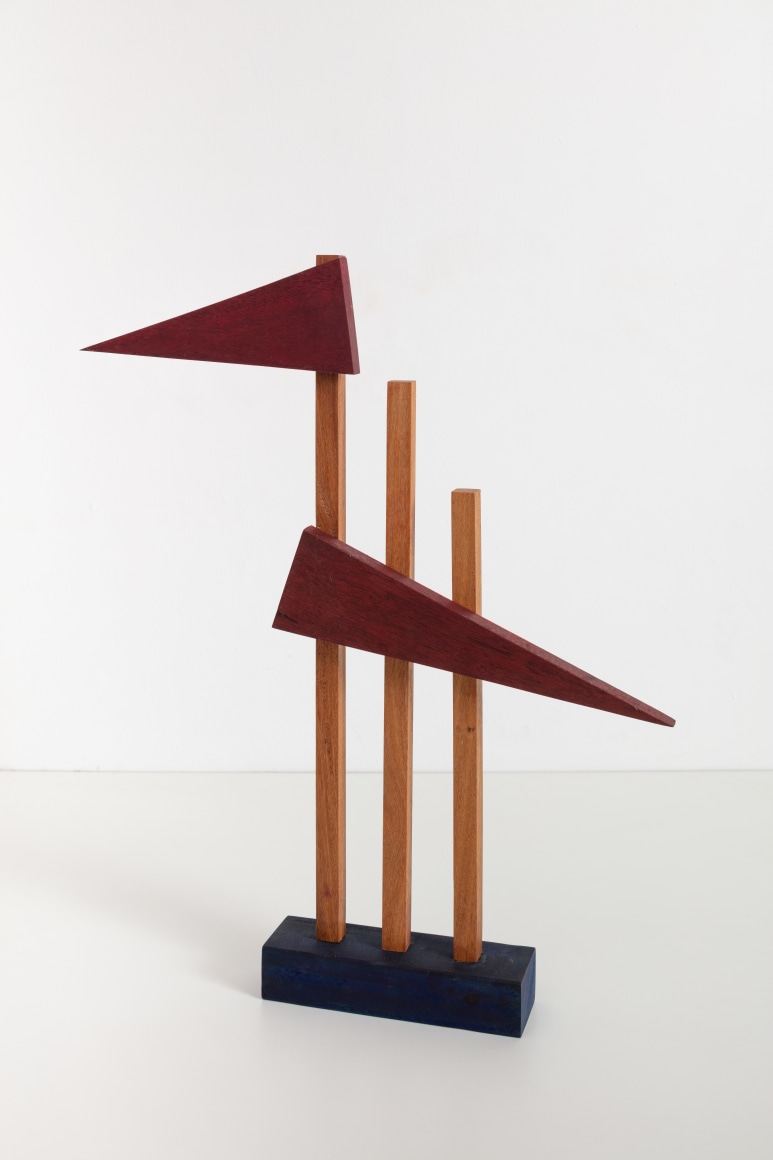 Ana Mazzei, Woodpecker, 2020, Painted wood (peroba mica, garapeira and cedar)