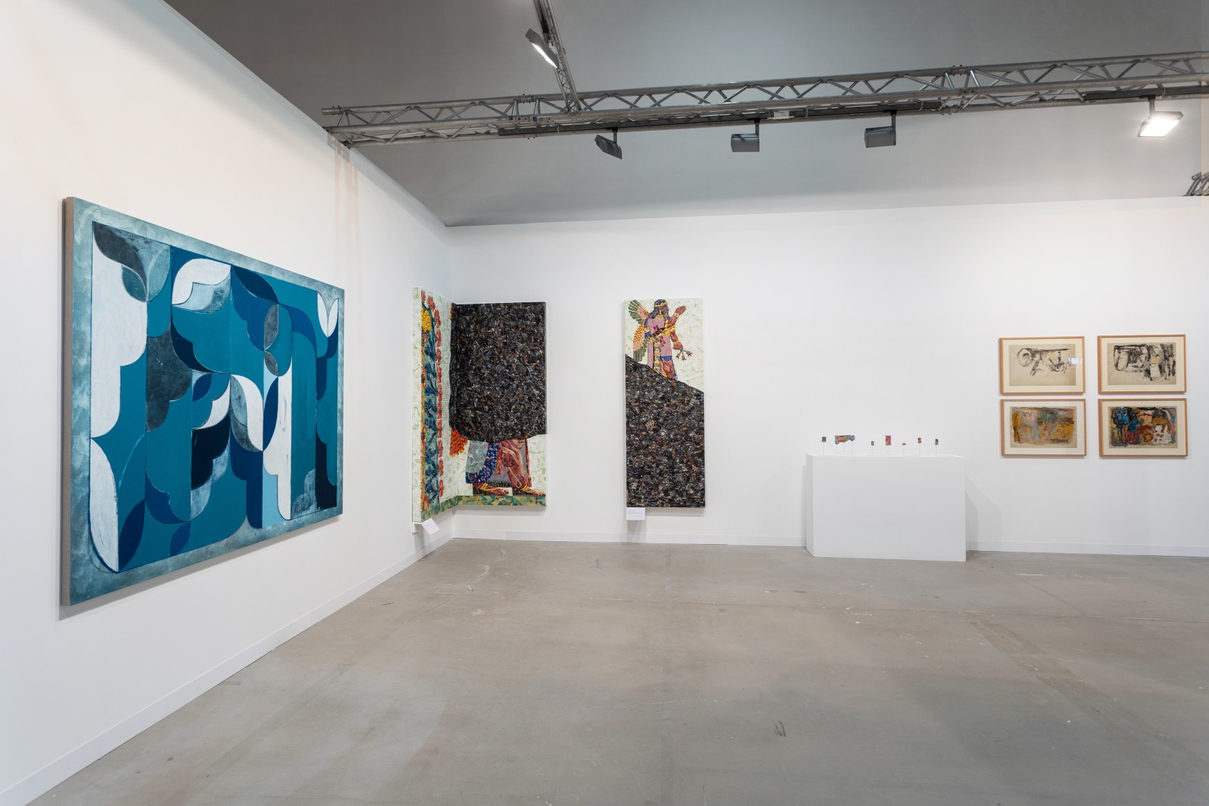 Installation view of Green Art Gallery, Dubai at Abu Dhabi Art 2021