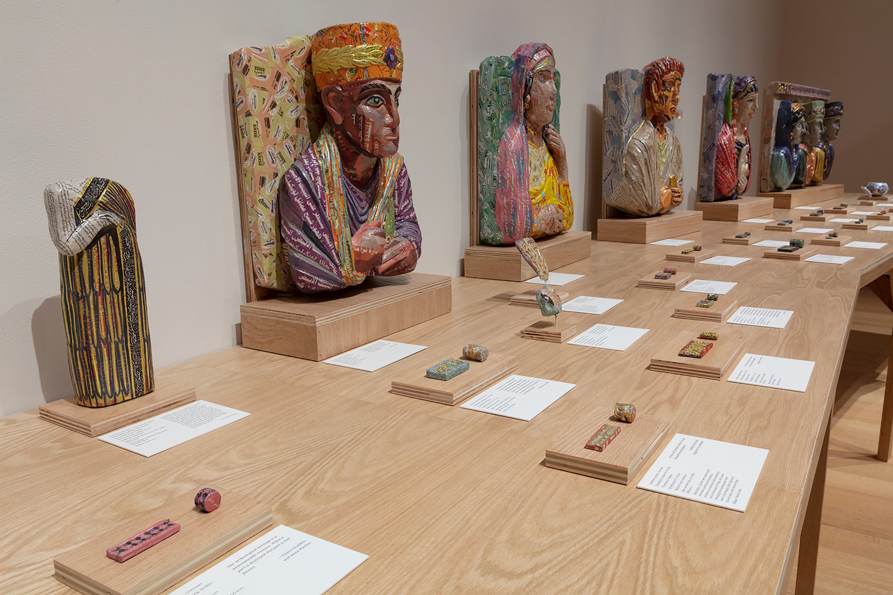 Michael Rakowitz: Nimrud, Installation view at Wellin Museum of Art, New York, 2020