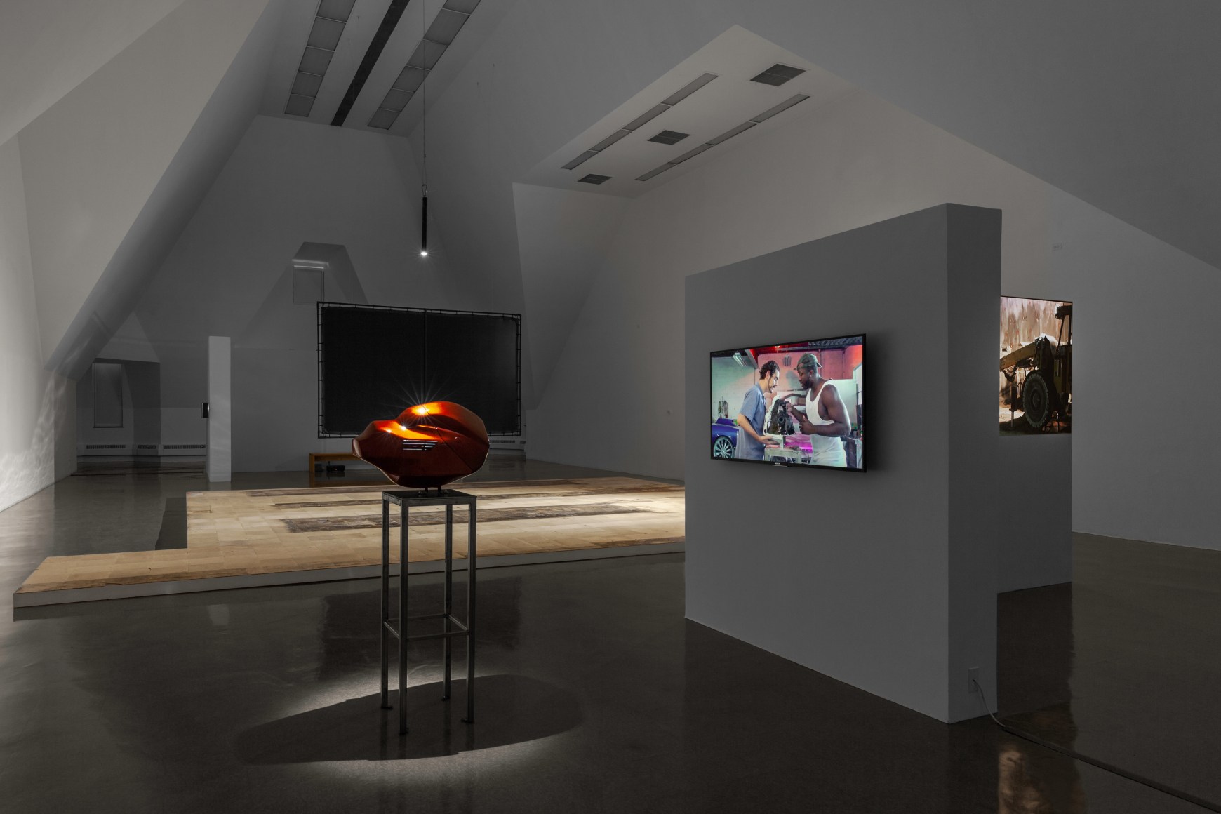 Shadi Habib Allah,&nbsp;Put to Rights, Installation view at at The Renaissance Society, Chicago, 2018