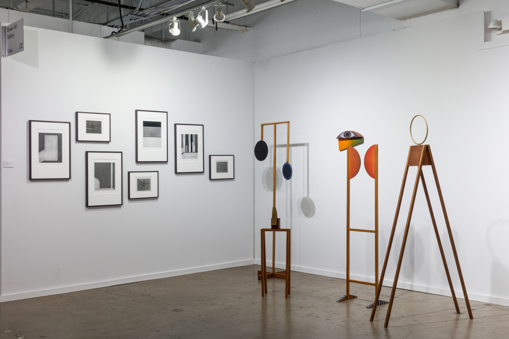 Installation view of Green Art Gallery at Dallas Art Fair 2022