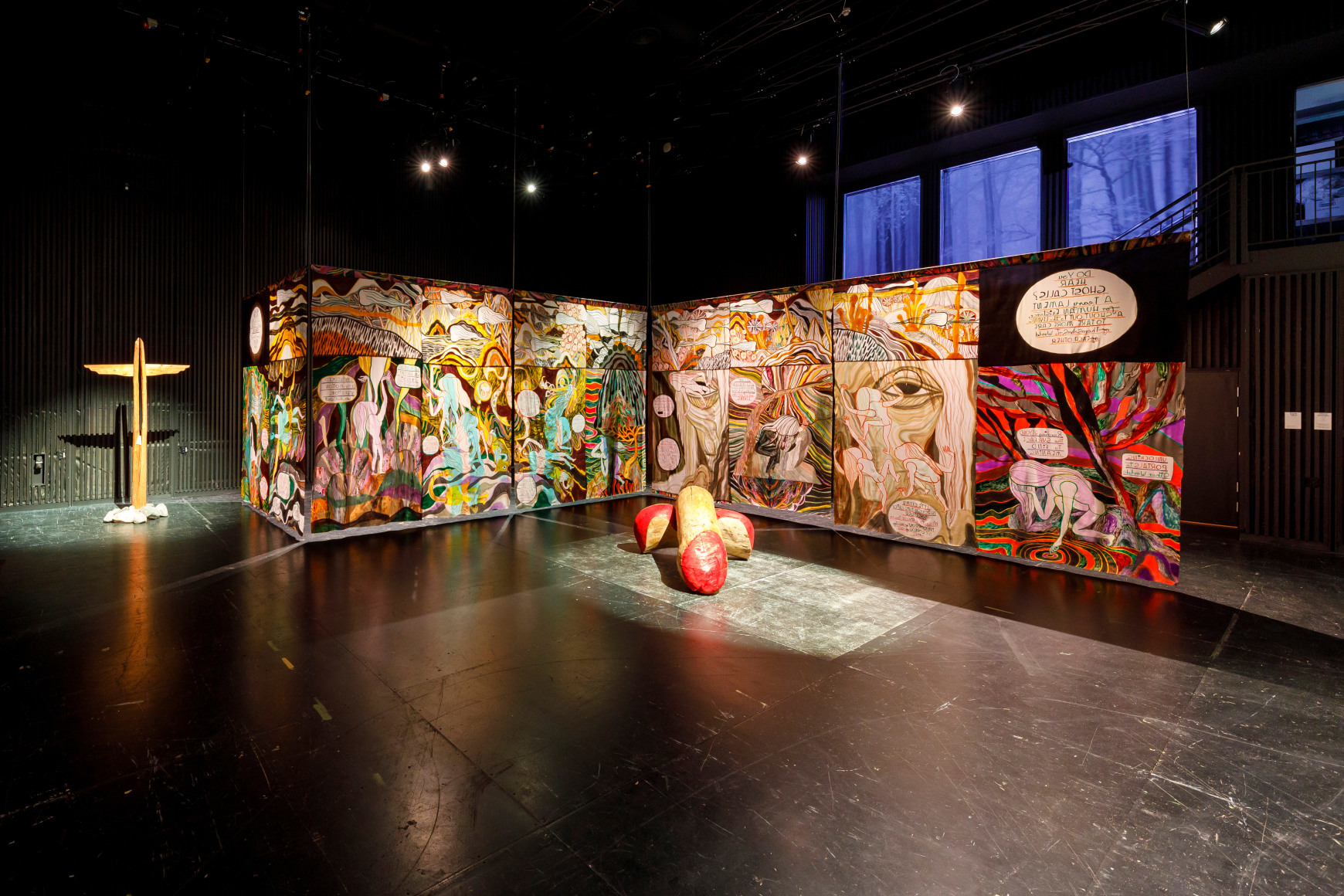 Installation view at&nbsp;LIAF 2022 - Fantasmagoriana, Lofoten International Art Festival, Norway