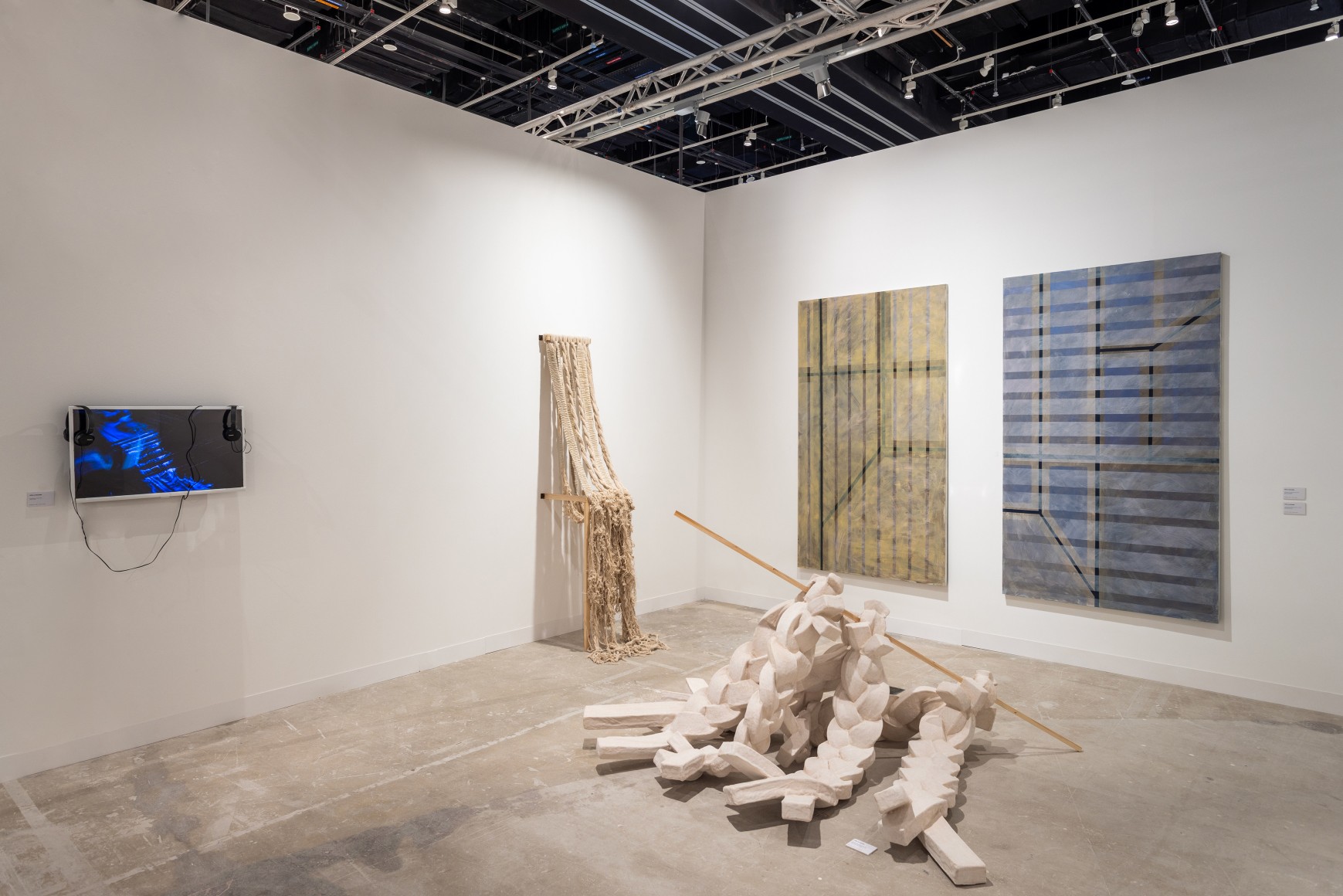 Installation view of Green Art Gallery at Abu Dhabi Art, Manarat Al Saadiyat, Abu Dhabi, 2022