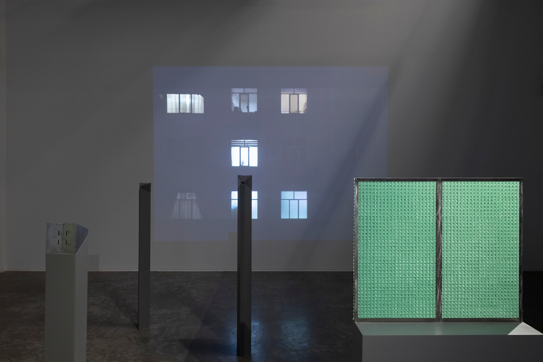 Instruments of Viewing and Obscurity, Nazgol Ansarinia, Installation view at Green Art Gallery, Dubai, 2025