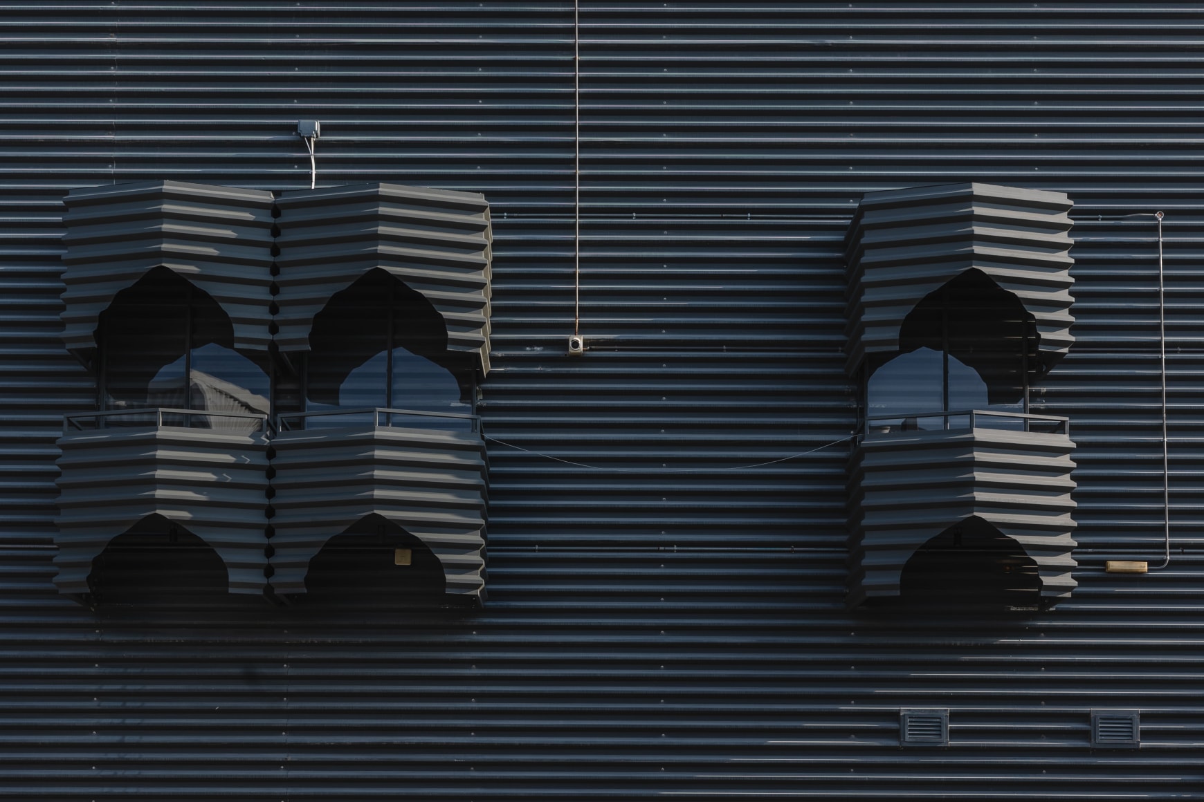 Asma Belhamar, Thresholds of Perception: Redefining Balcony Spaces, 2024, Public Art Commission for Alserkal Arts Foundation, Dubai