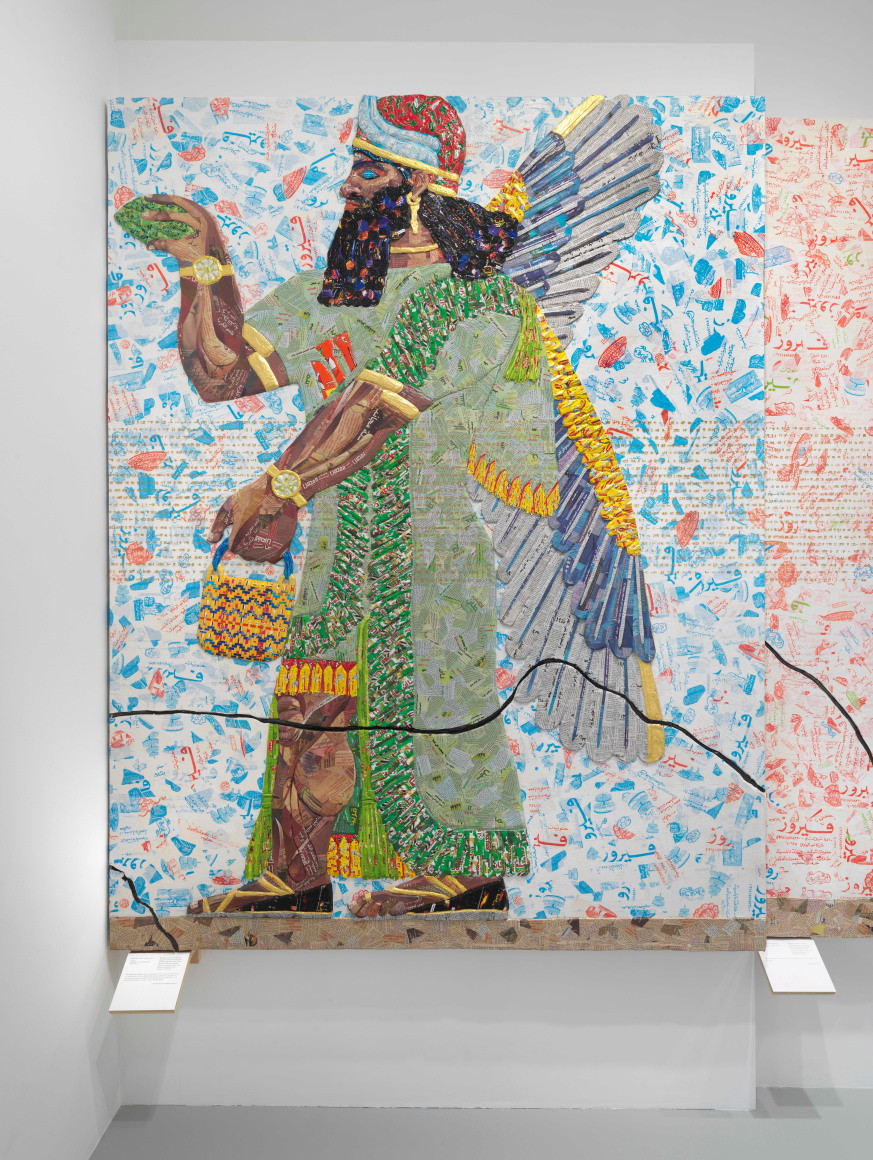 Dispute Between the Tamarisk and the Date Palm,&nbsp;Michael Rakowitz, Installation view at REDCAT, Los Angeles, 2019