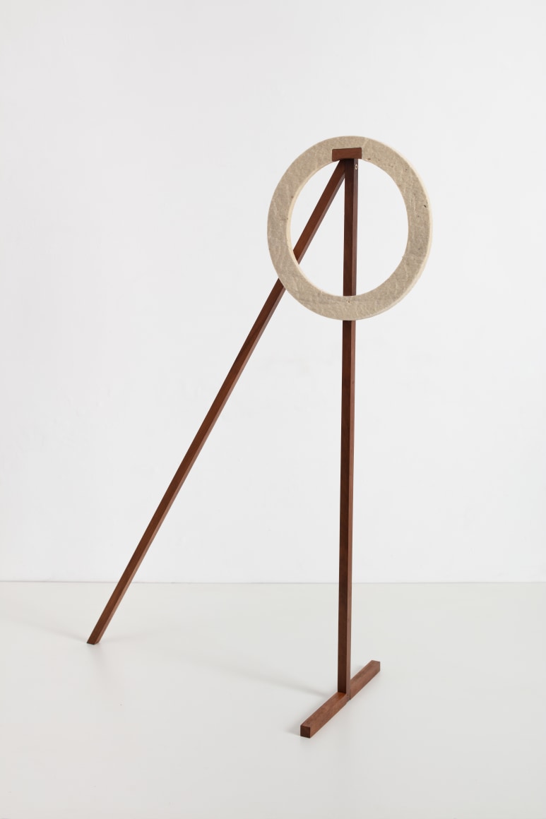 Ana Mazzei, One-eyed, 2020, Wood (peroba mica) and felt